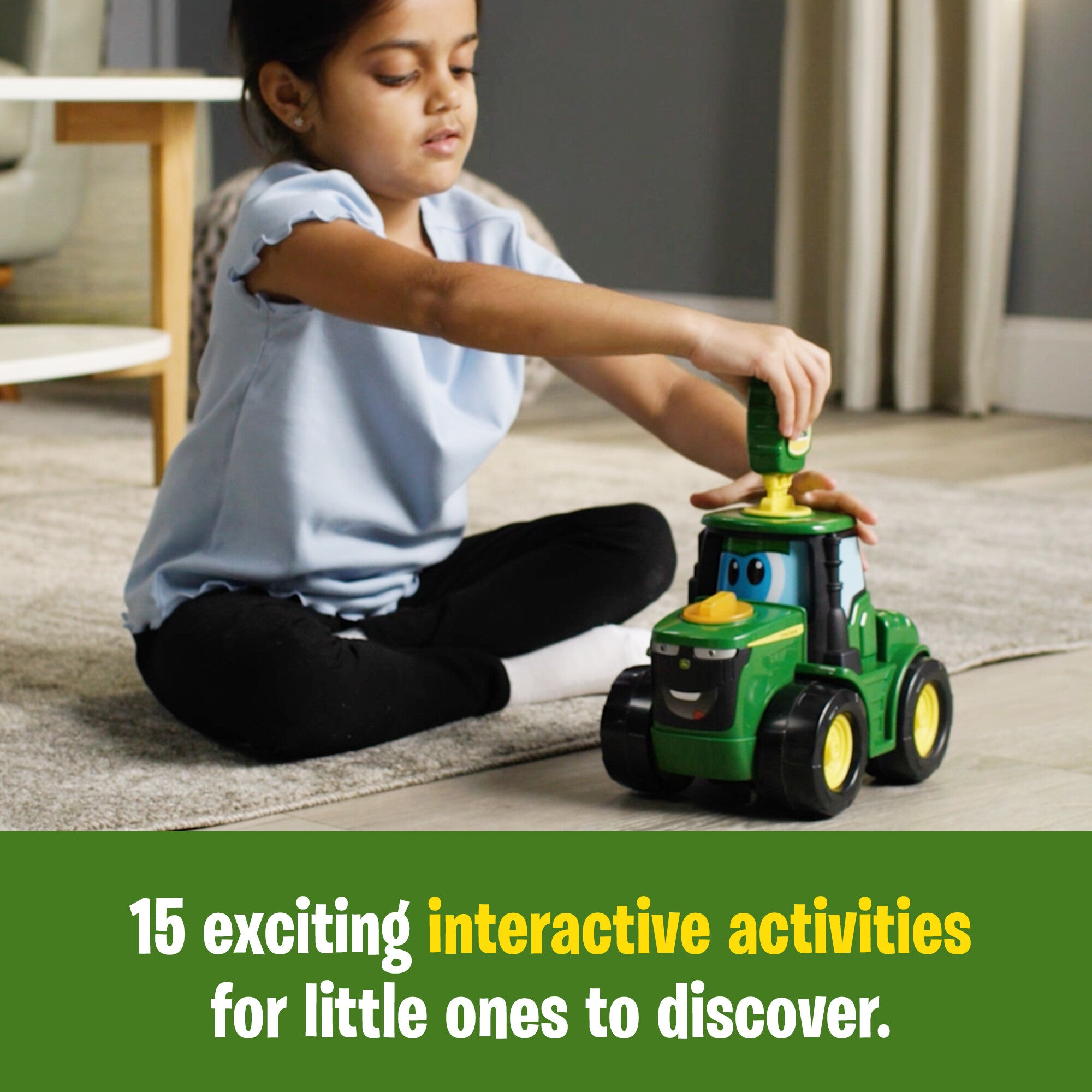 Hot Deal! John Deere Interactive Key - n - Go Johnny Tractor Toy for Kids' Fun