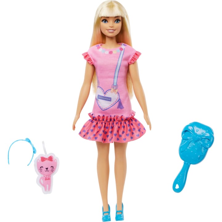 My First Barbie with Kitten - Malibu: Ideal Doll for Preschoolers