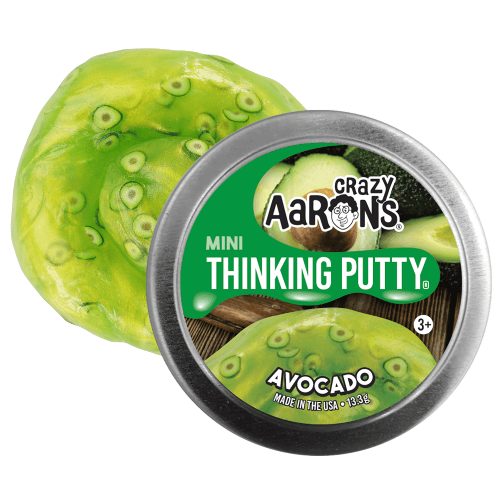 Crazy Aaron's Mini Tin Trendsetters - Adorable Avocado - Ideal Sensory Putty