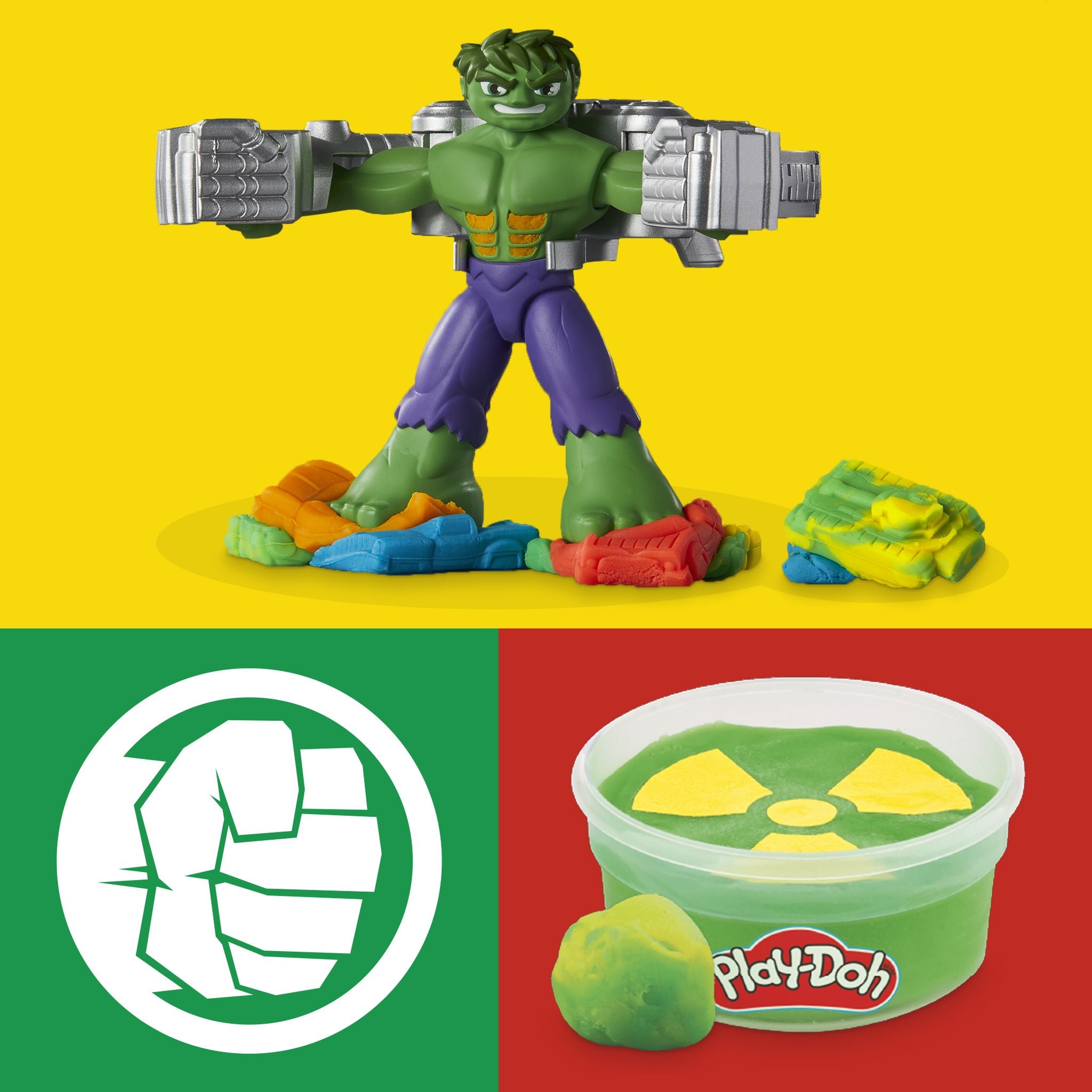 Play - Doh Hulk Super Smash and Squish Toy Set