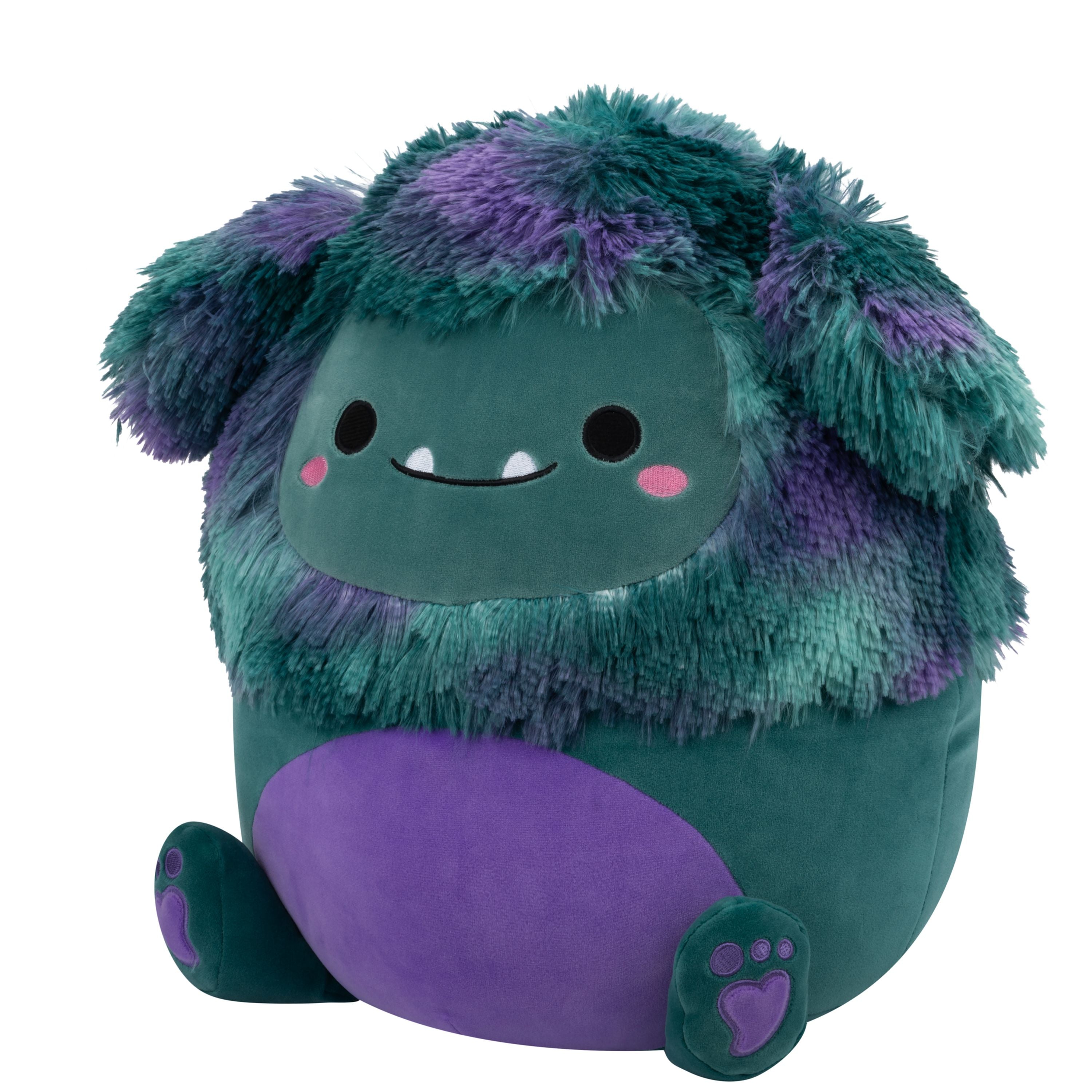 Hot Deal! 14-Inch Squishmallows S20 JT Bigfoot in Dark Teal with Purple Belly