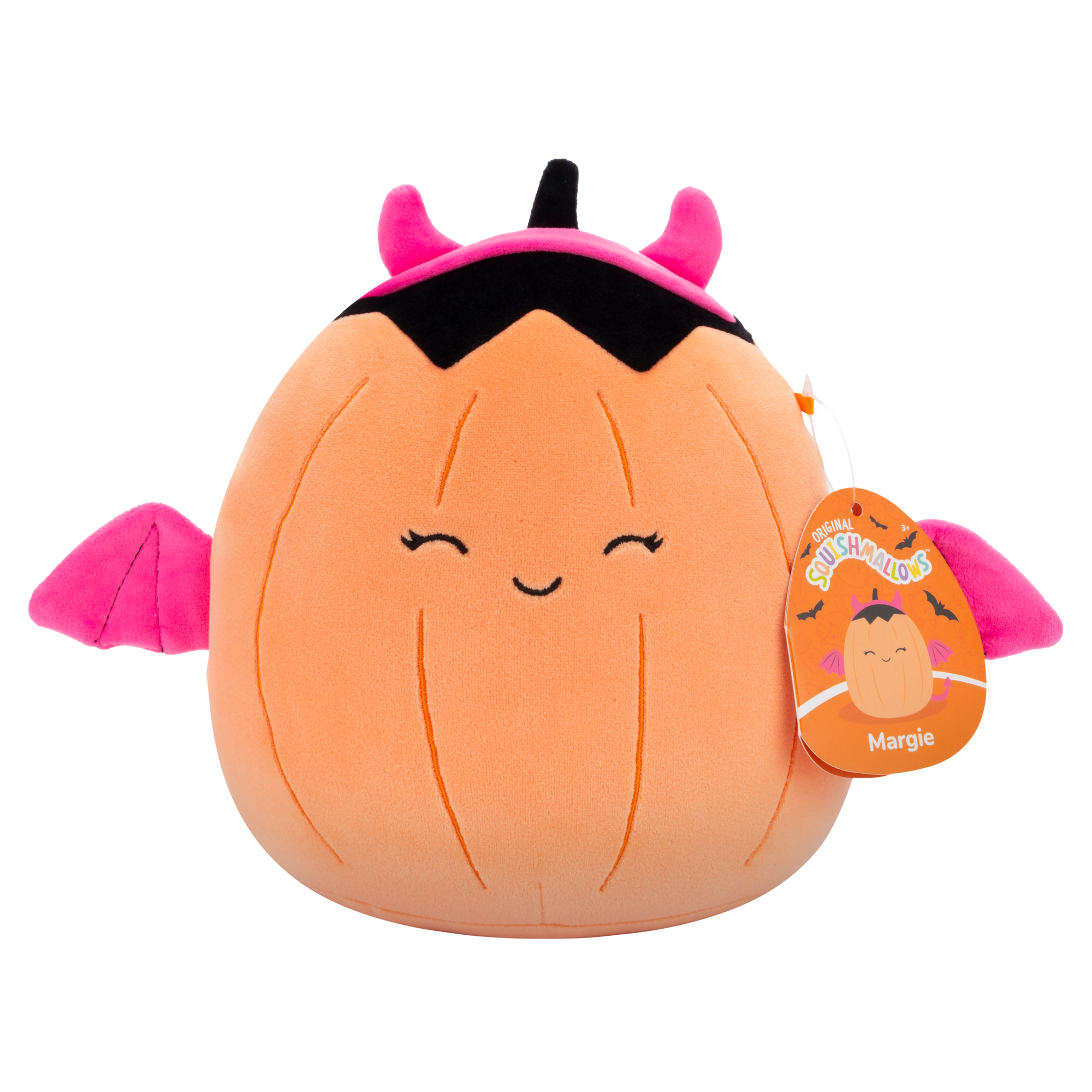 7.5-Inch Pastel Orange Pumpkin Margie Squishmallow for Halloween Season