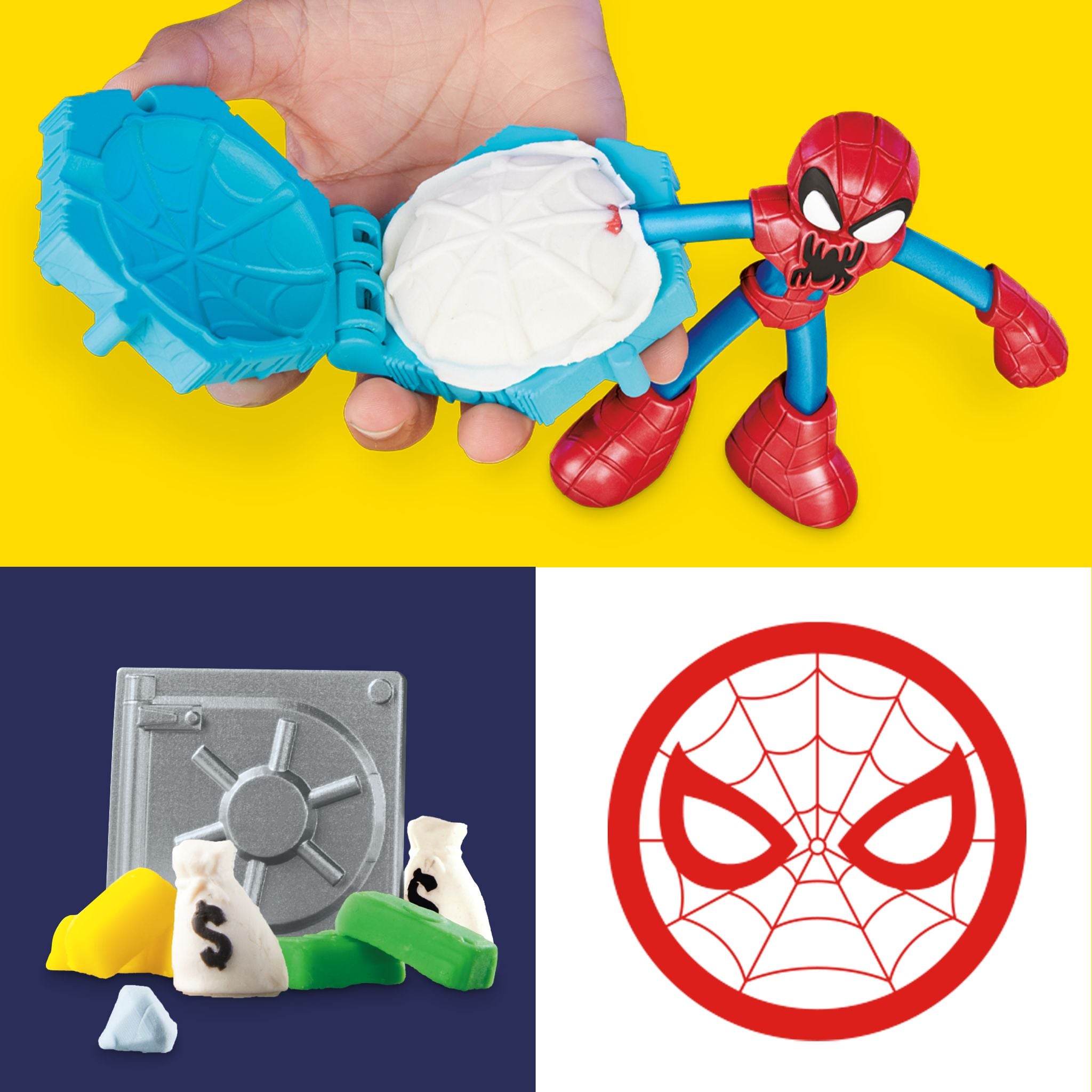 Play-Doh Spider-Man Launch & Slice Battle Set for Kids