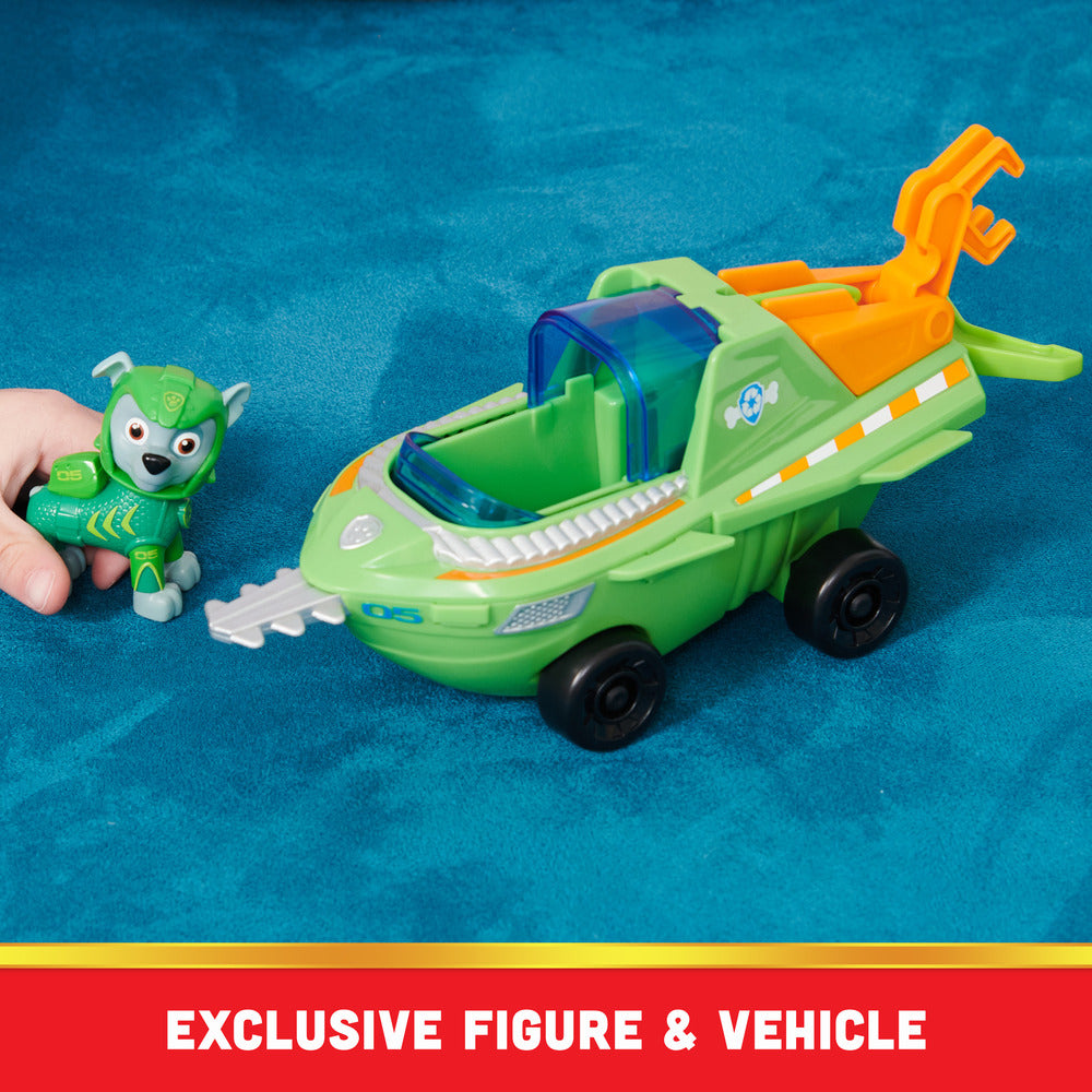 Hot Deal! PAW Patrol Rocky's Aqua Themed Sawfish Rescue Vehicle