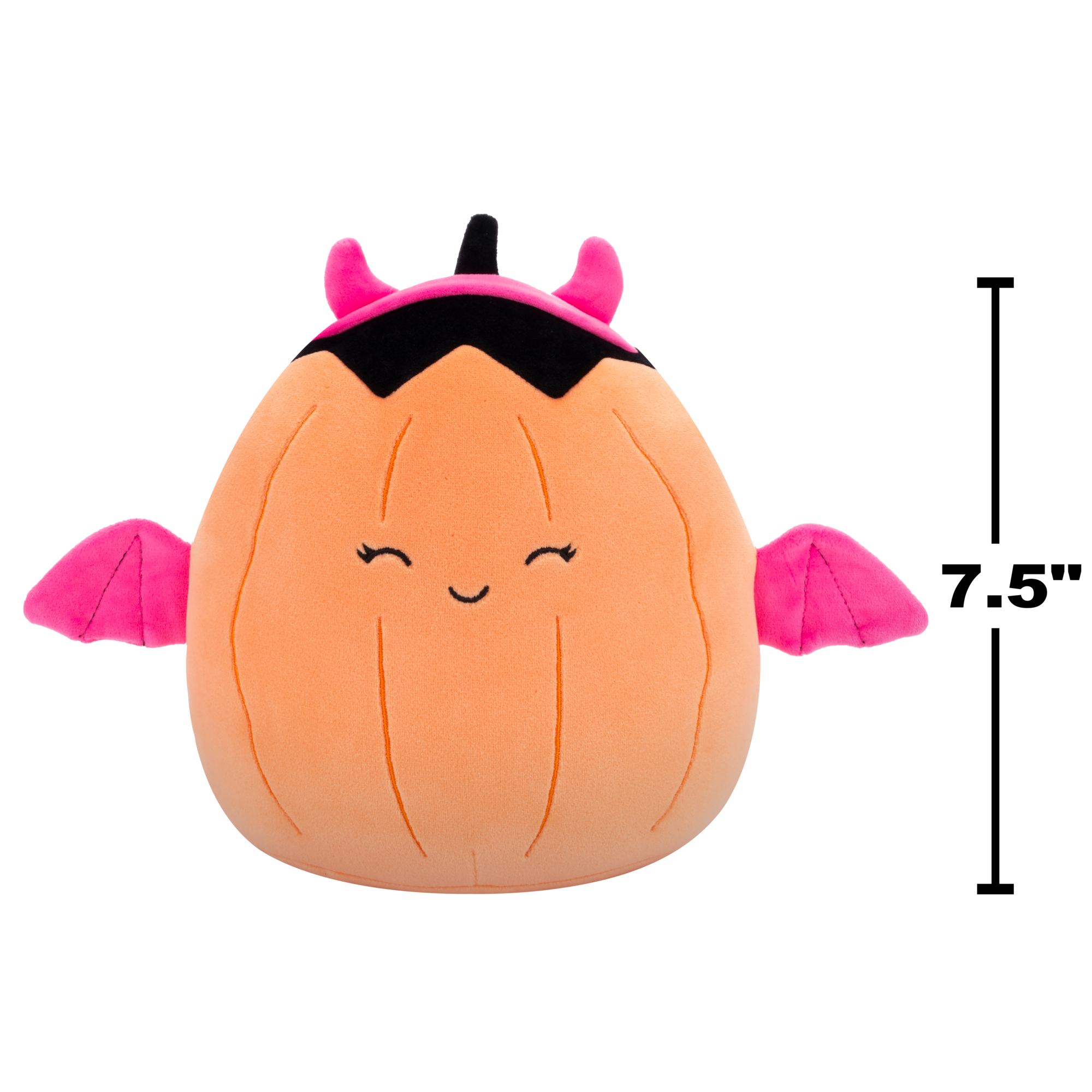 7.5-Inch Pastel Orange Pumpkin Margie Squishmallow for Halloween Season