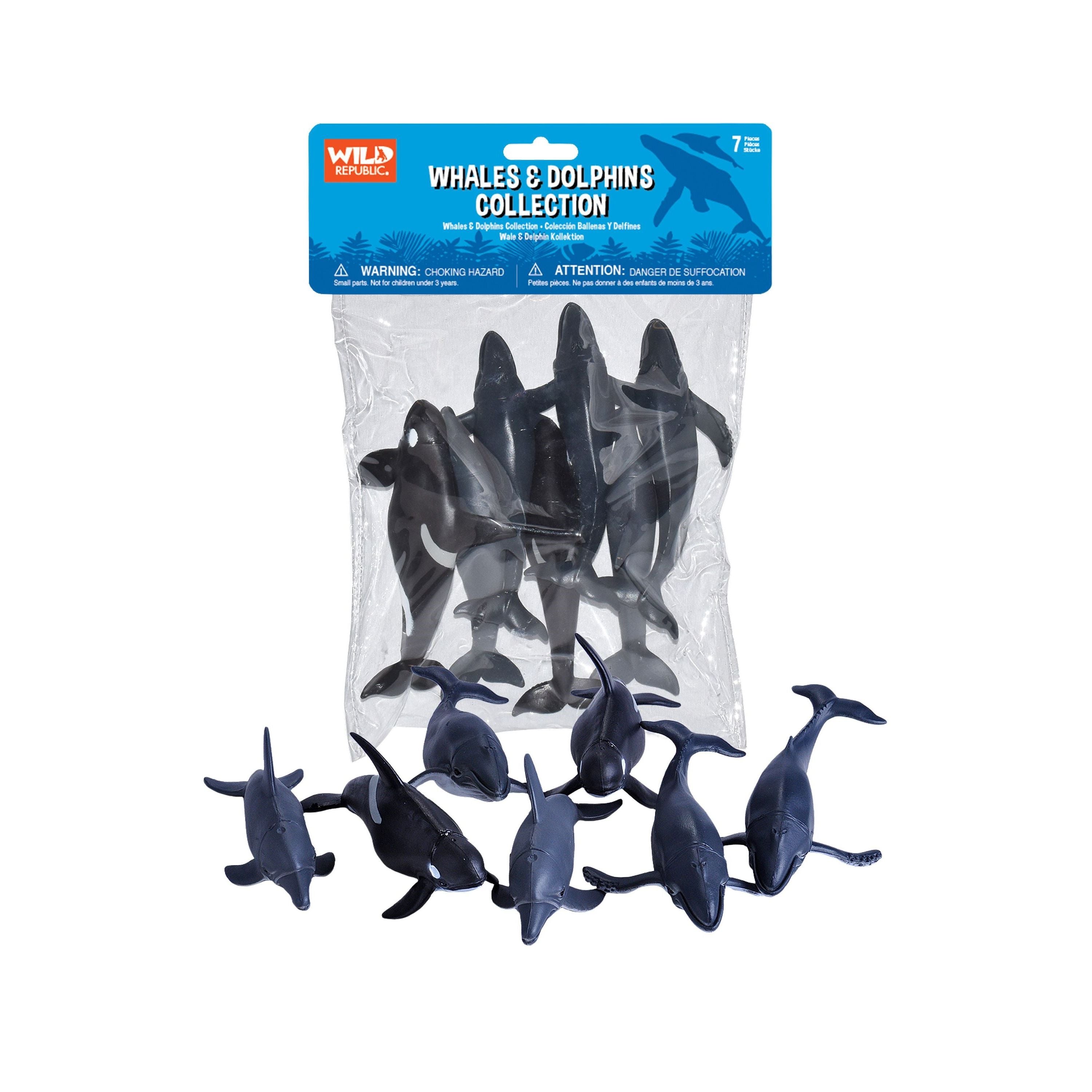Wild Republic Polybag with Whales and Dolphins for Kids' Adventures