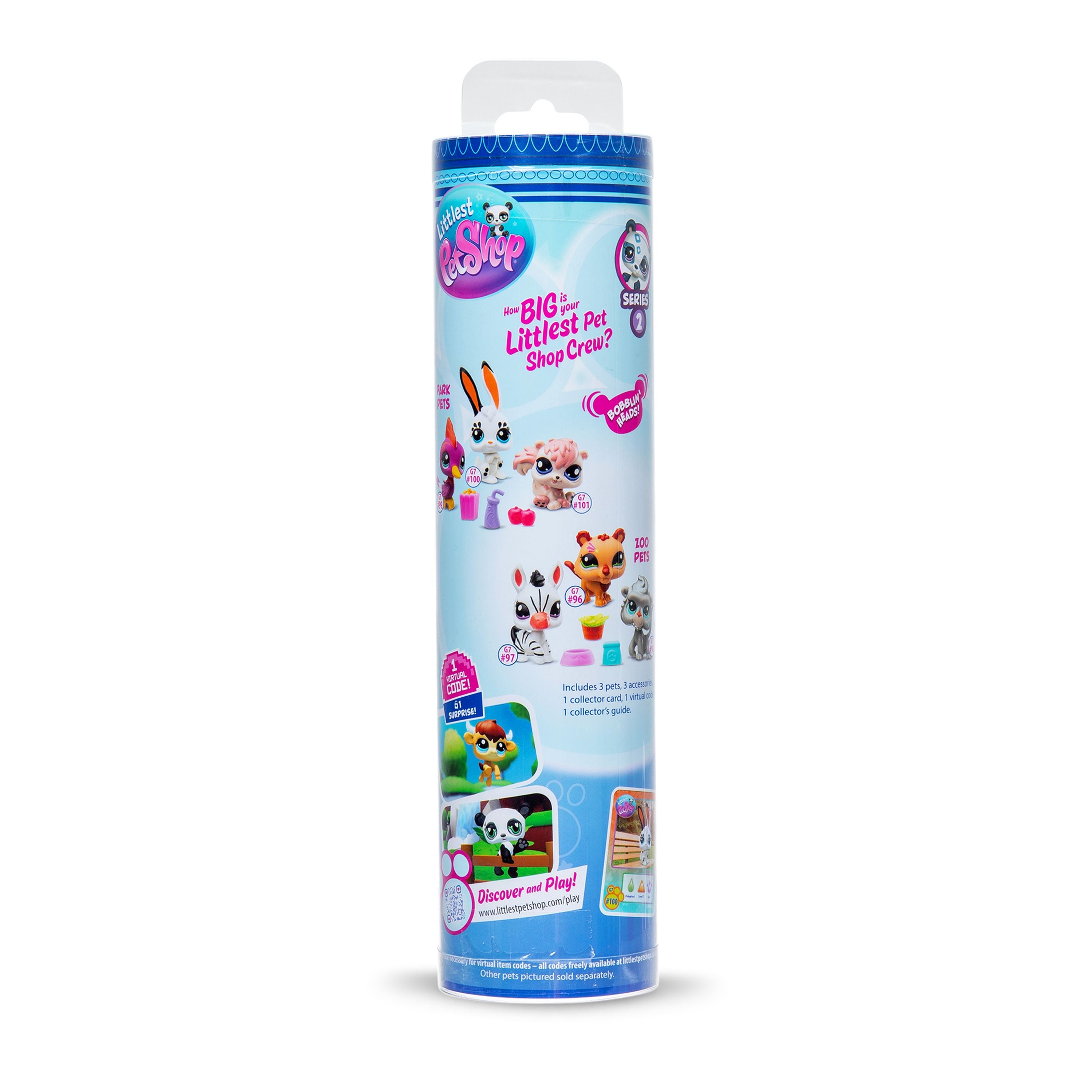 Hot! Littlest Pet Shop Pet Trio Series 2 - Park Pets