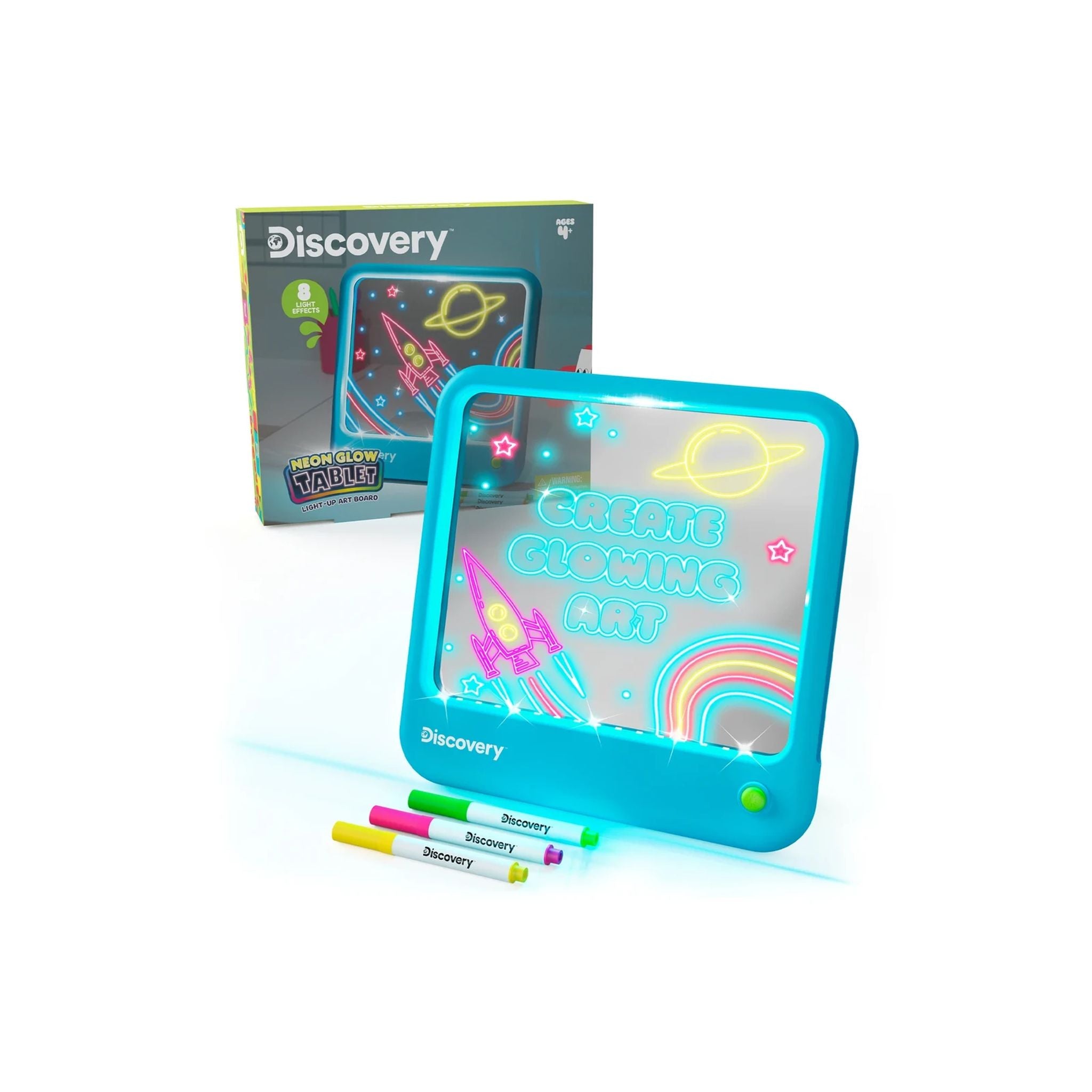 Incredible Discovery Neon Glow Art Light Board with Multiple Effects