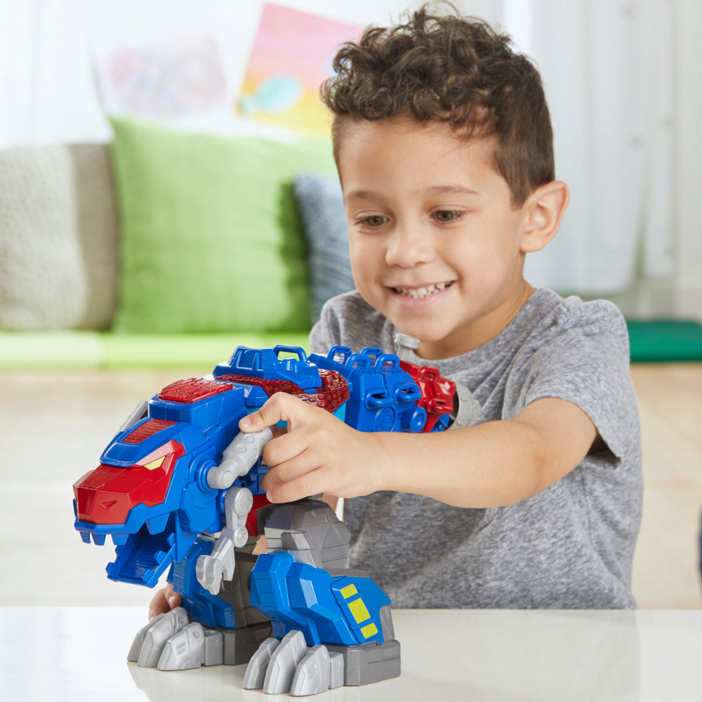 Hot Deal! Transformers Dinobot Adventures Optimus Prime T-Rex Converting Toy for Kids