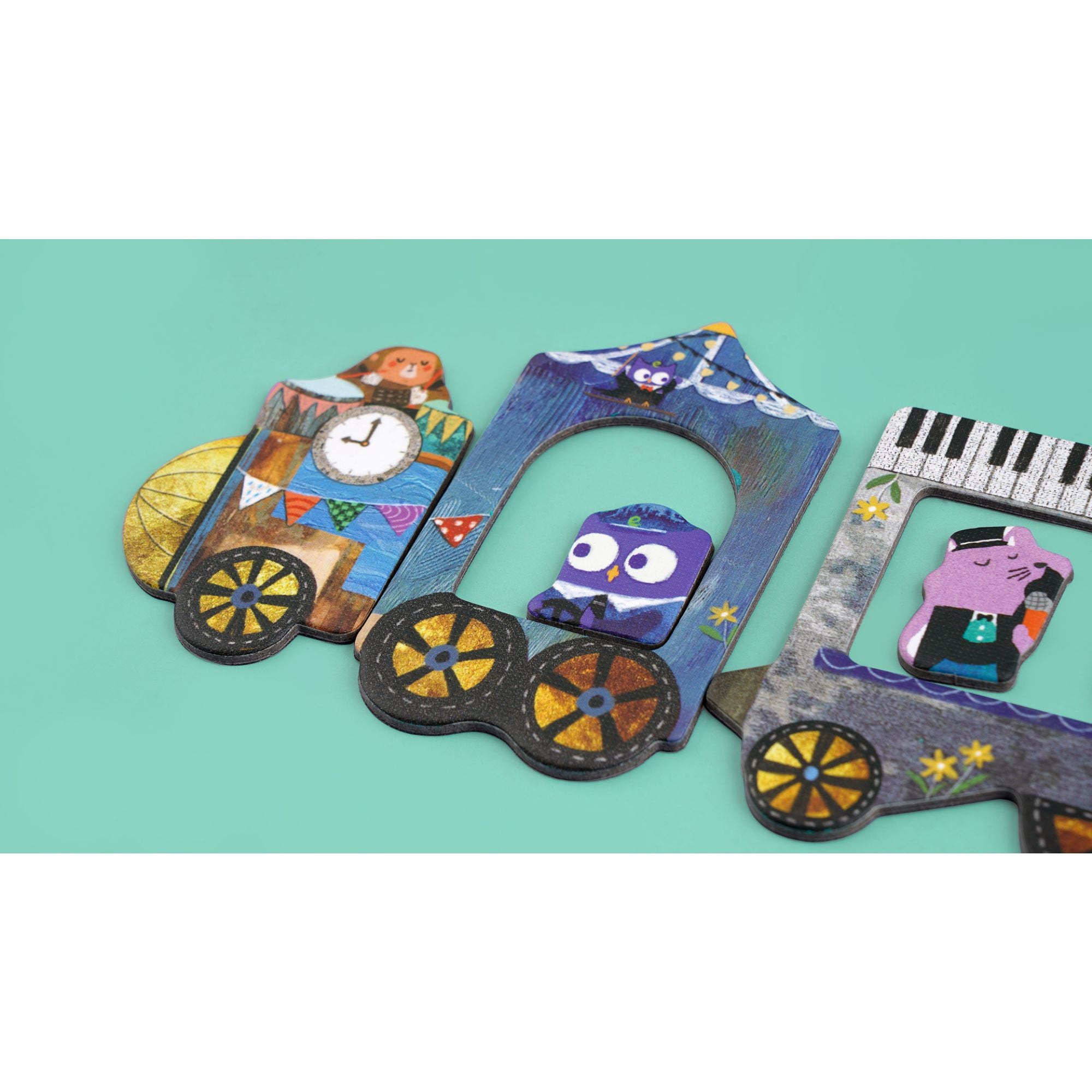 Hot Sale! MierEdu Kids' Magnetic Train Puzzle Box with Over 30 Pieces