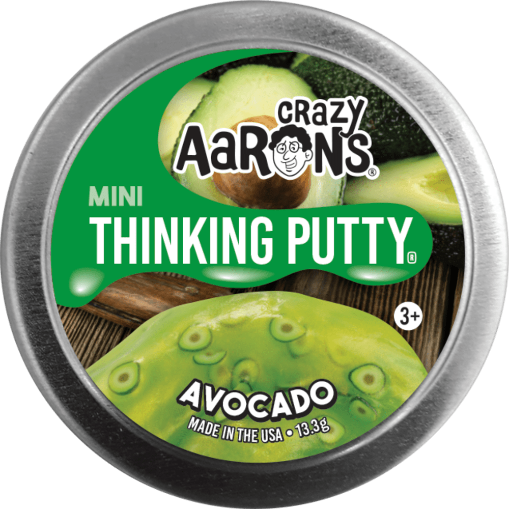 Crazy Aaron's Mini Tin Trendsetters - Adorable Avocado - Ideal Sensory Putty
