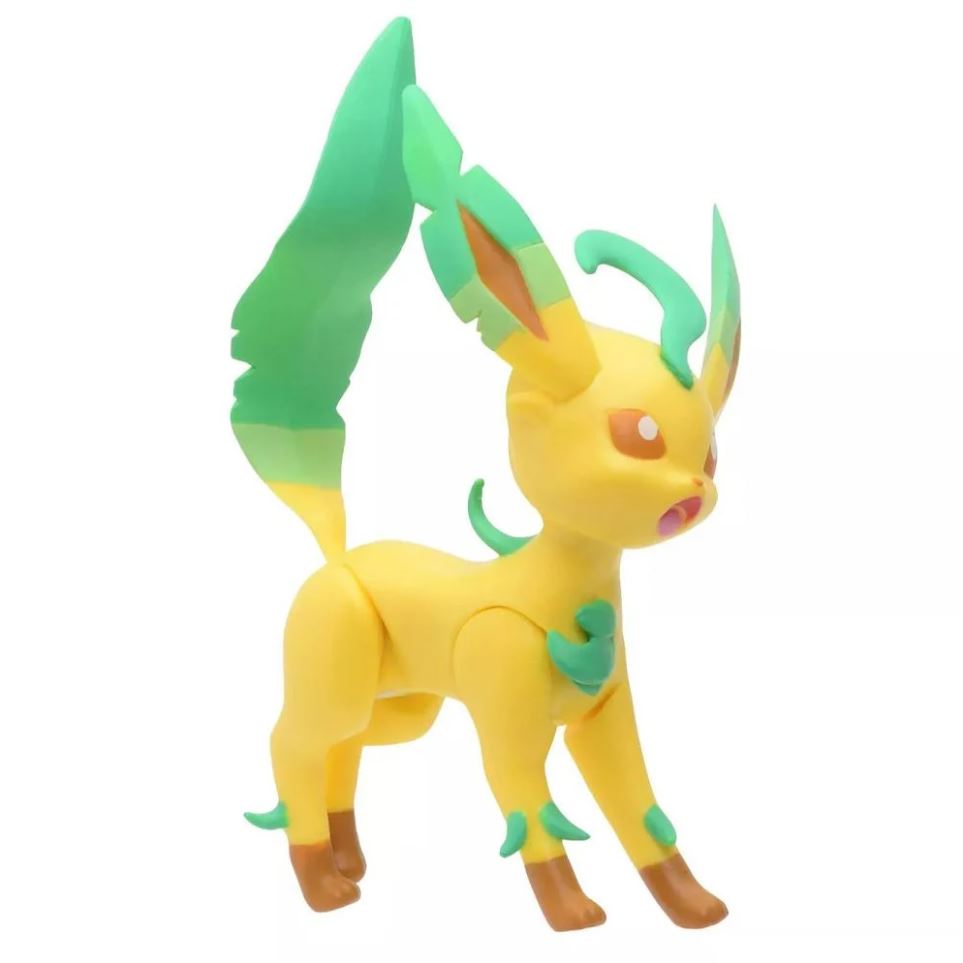 Hot Deal! Pokémon Battle Figure Set Featuring Dynamic Leafeon