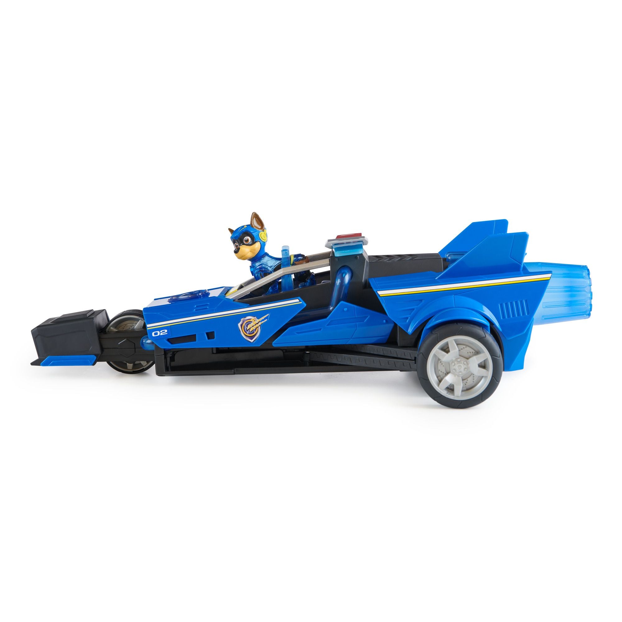 PAW Patrol The Mighty Movie Chase's Super-Sleek Transforming Rescue Cruiser