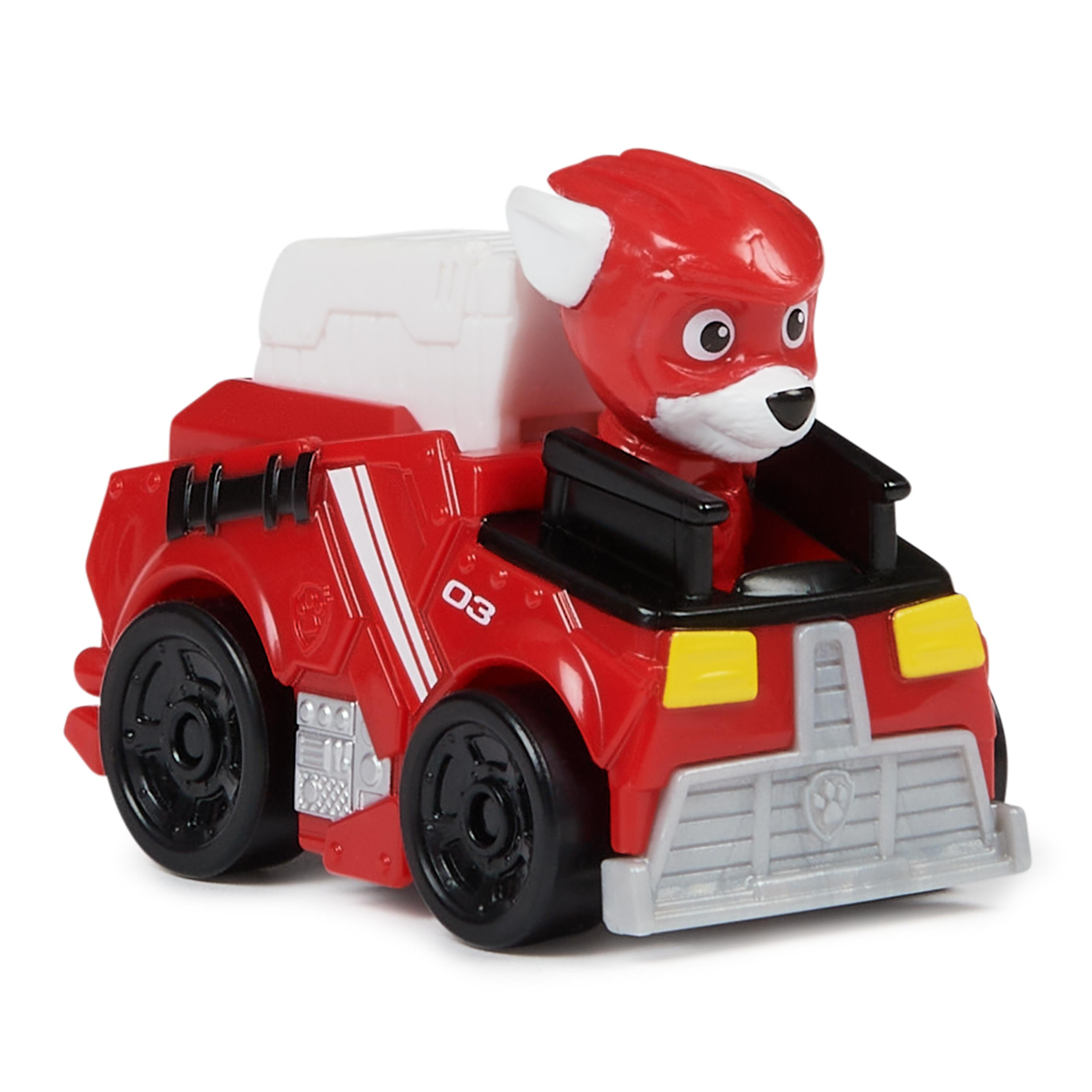 PAW Patrol The Mighty Movie Marshall Pup Squad Racers - 2.5 - inch Long Toy Cars