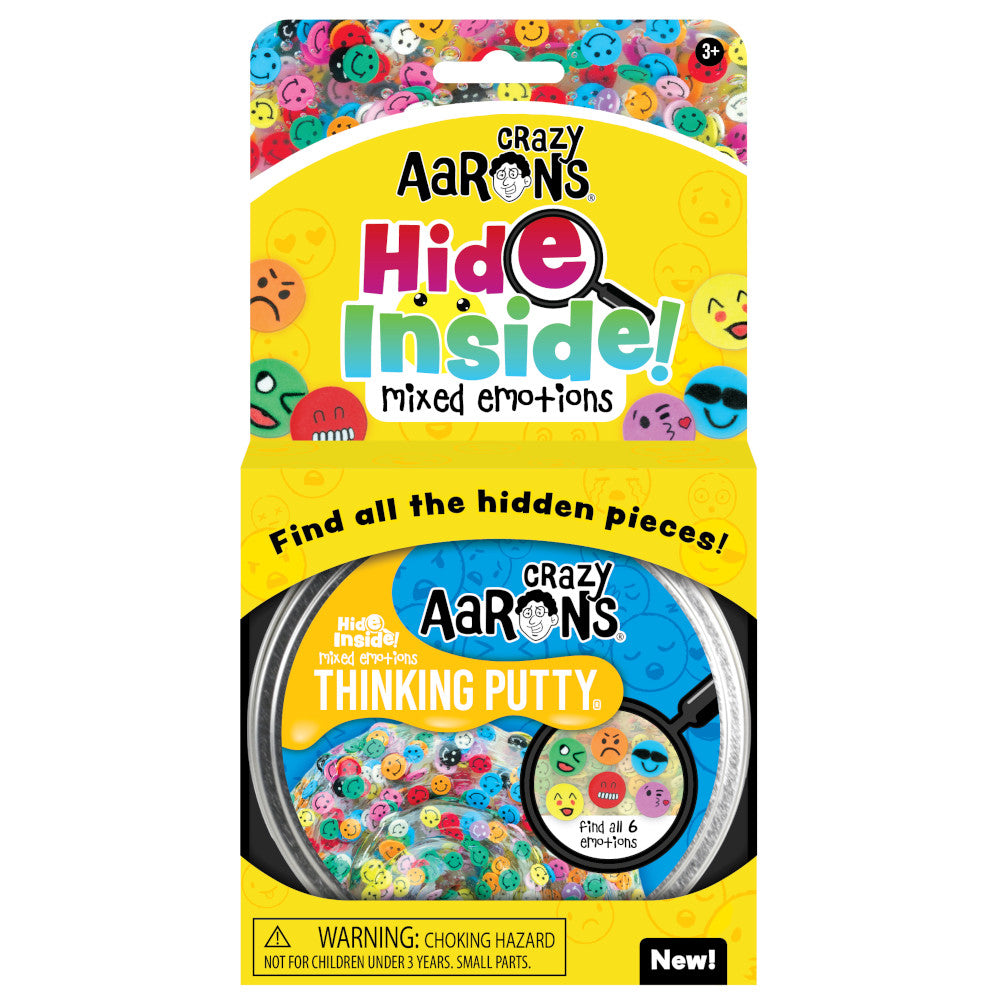 Crazy Aaron's 4-Inch Hide Inside! Putty with Mixed Emotions