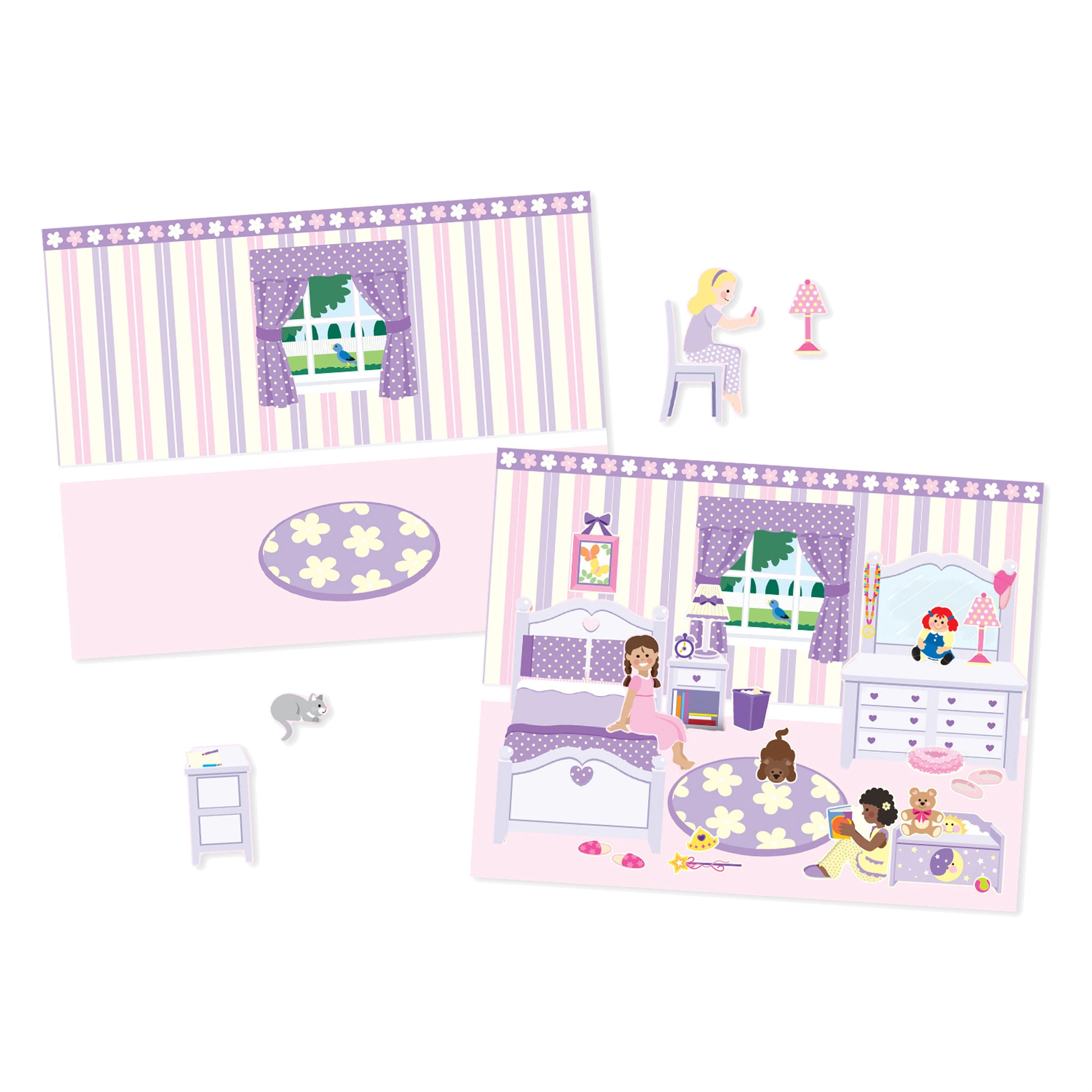 Hot Deal: Melissa & Doug Reusable Play House Sticker Pad for Kids Aged 3+