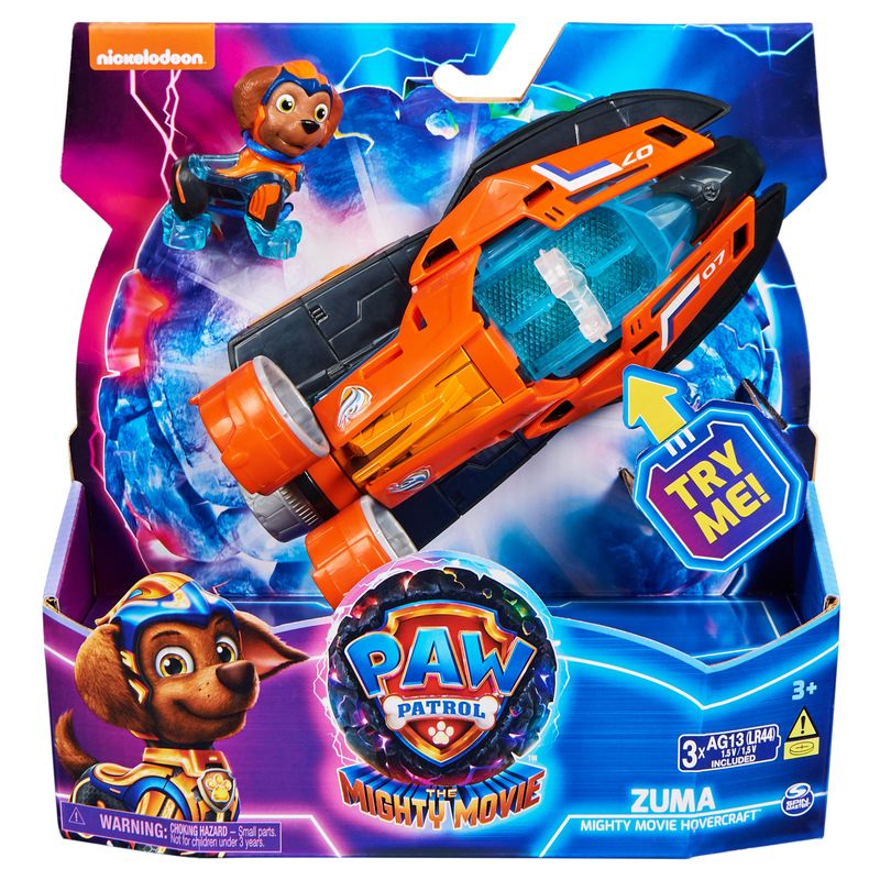 Hot Sale! PAW Patrol Mighty Movie Zuma's Hovercraft Toy Vehicle for Fans