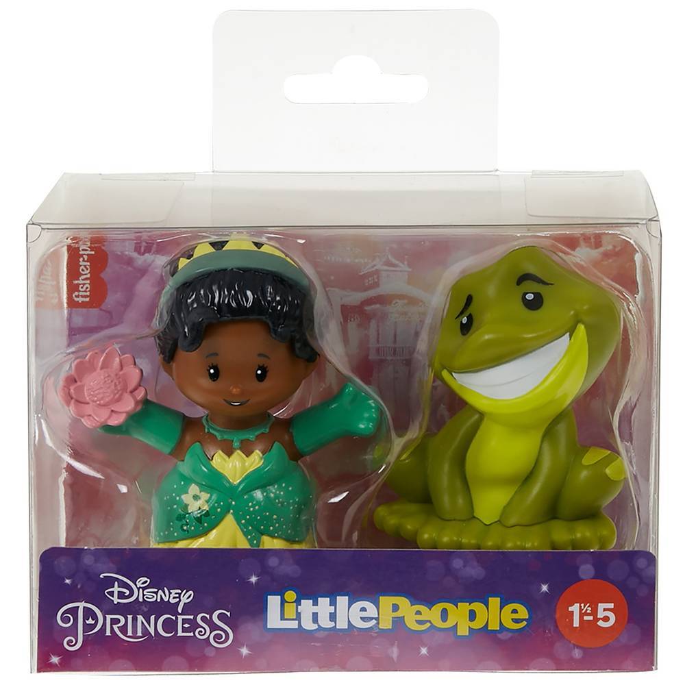 Fisher-Price Little People Disney Princess Toy Set - Tiana & Naveen - Great for Toddlers