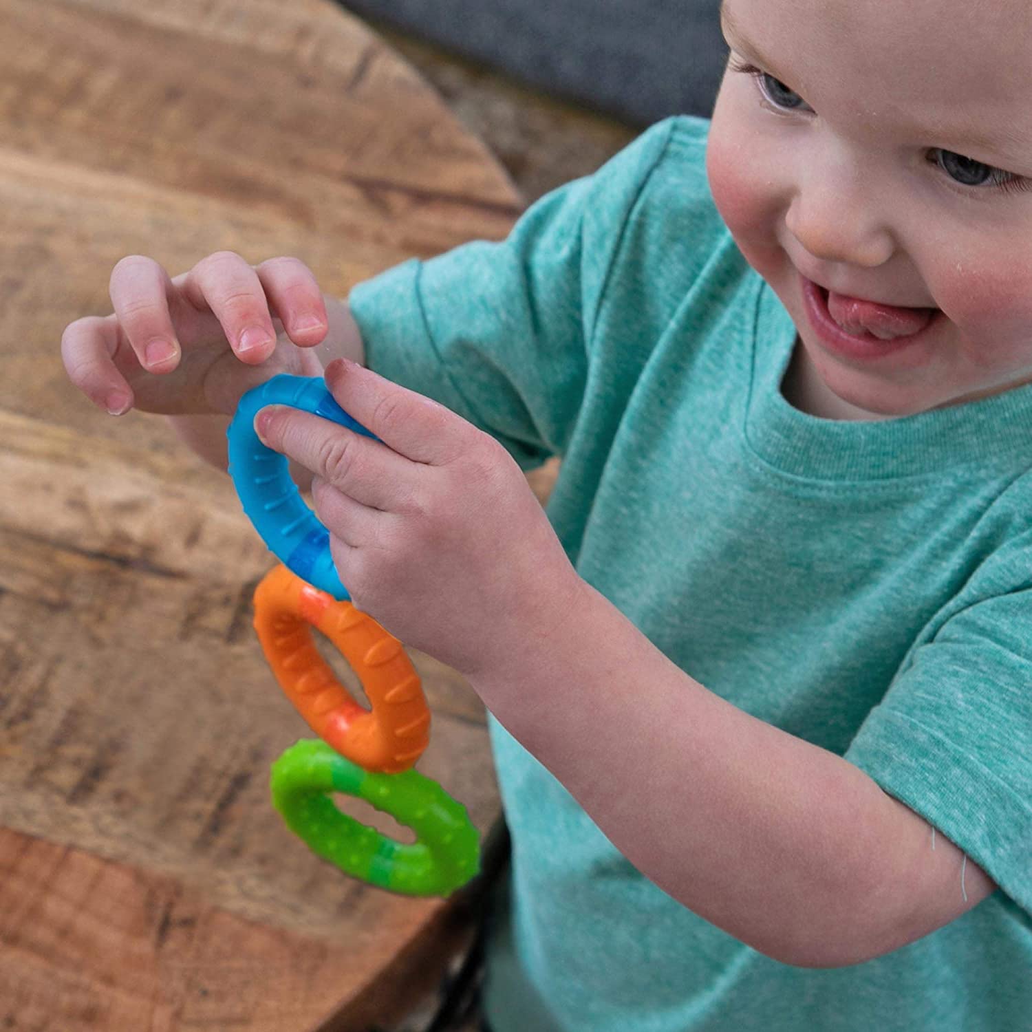Hot Sale! Fat Brain Toys Magnetic Silly Rings Set for Sensory Play