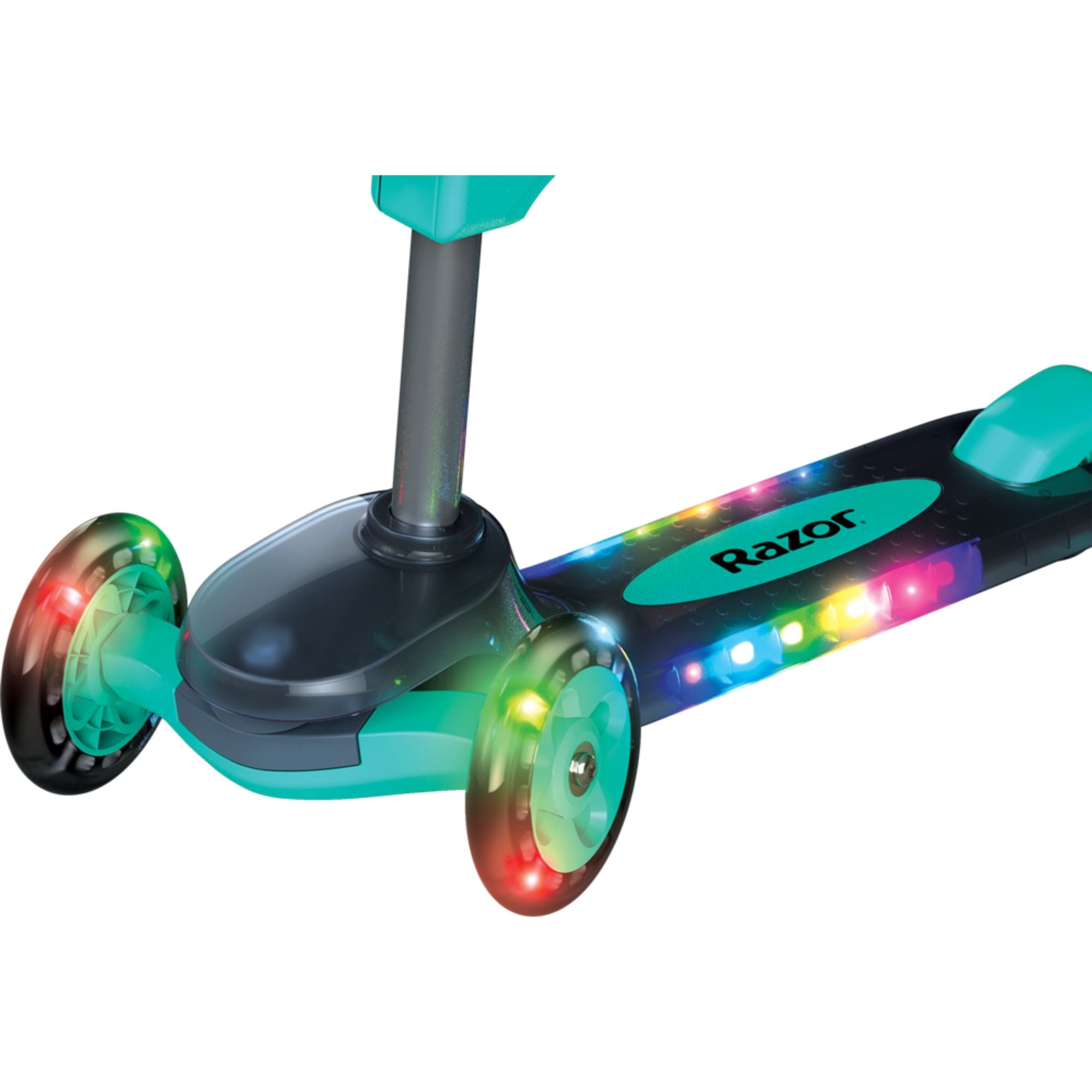 Teal Razor Rollie 2-in-1 DLX Scooter - Ideal for Young Beginners