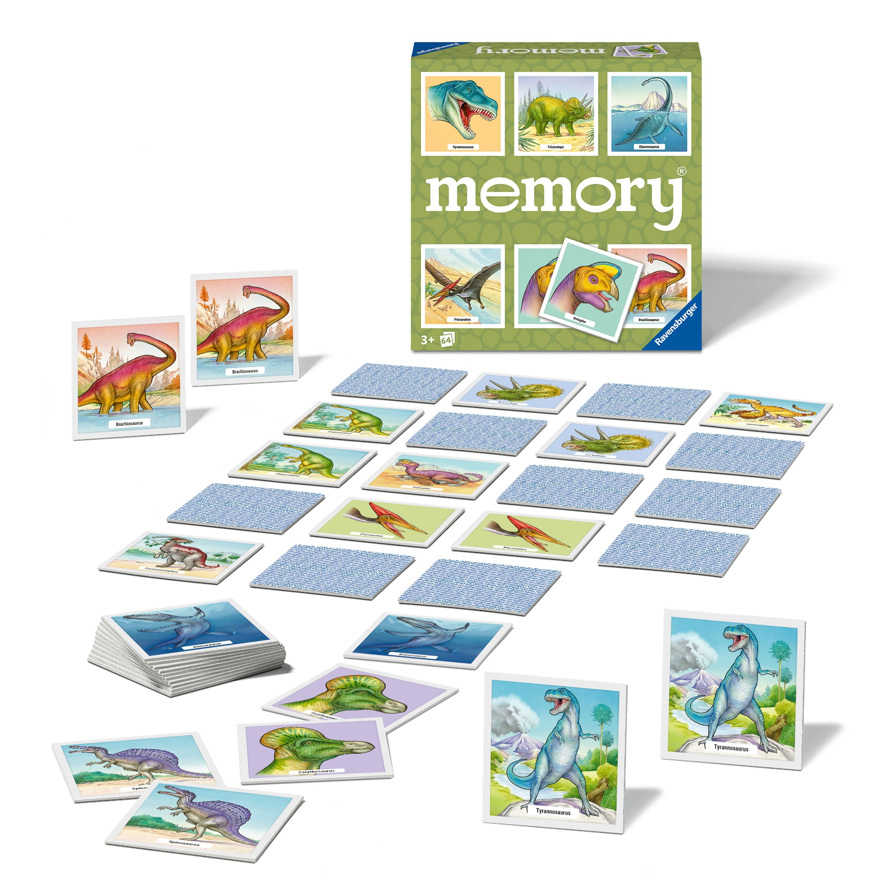 Ravensburger High - quality Educational Dinosaur Memory Game for All Ages