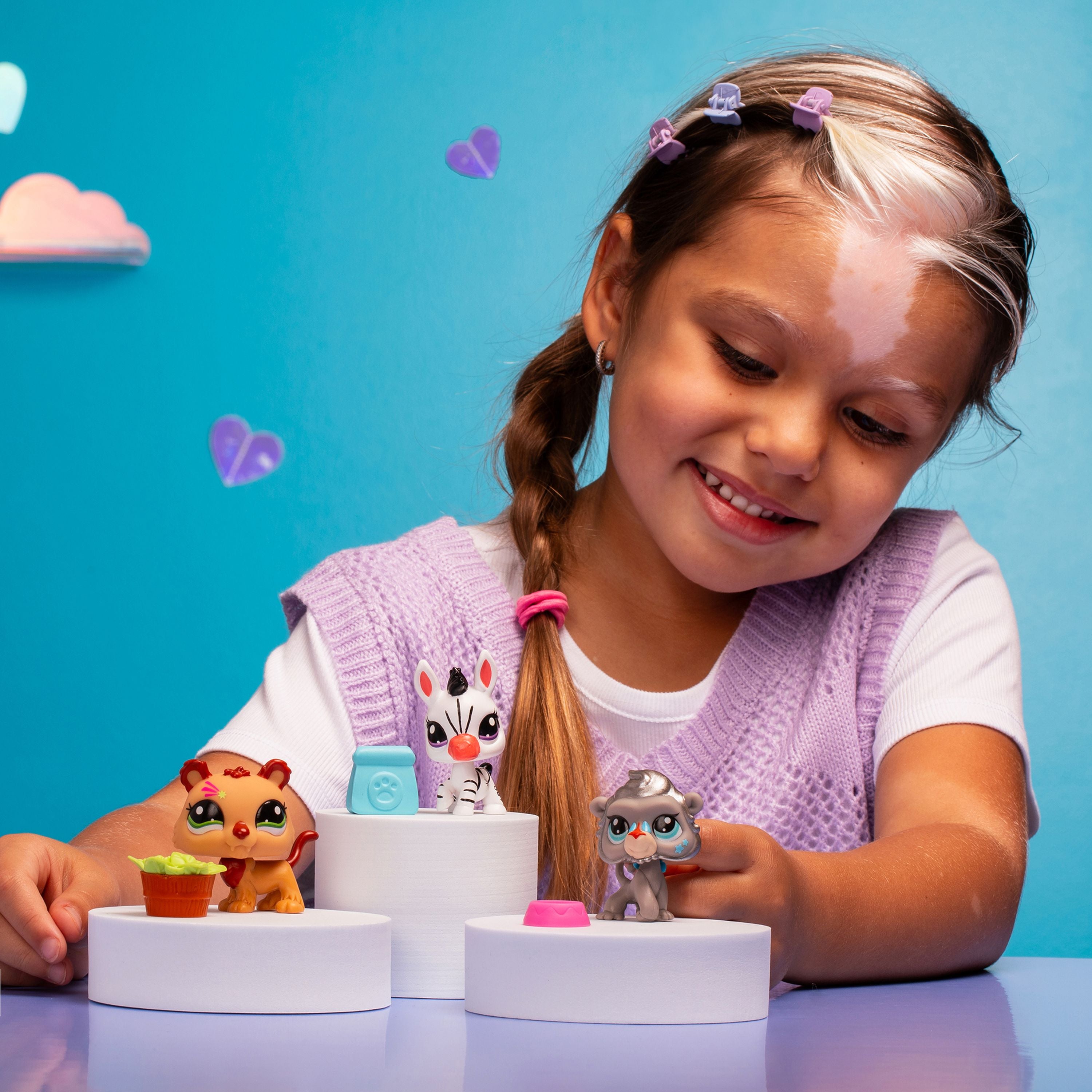 Hot! Littlest Pet Shop Pet Trios Series 2 - Zoo Pets