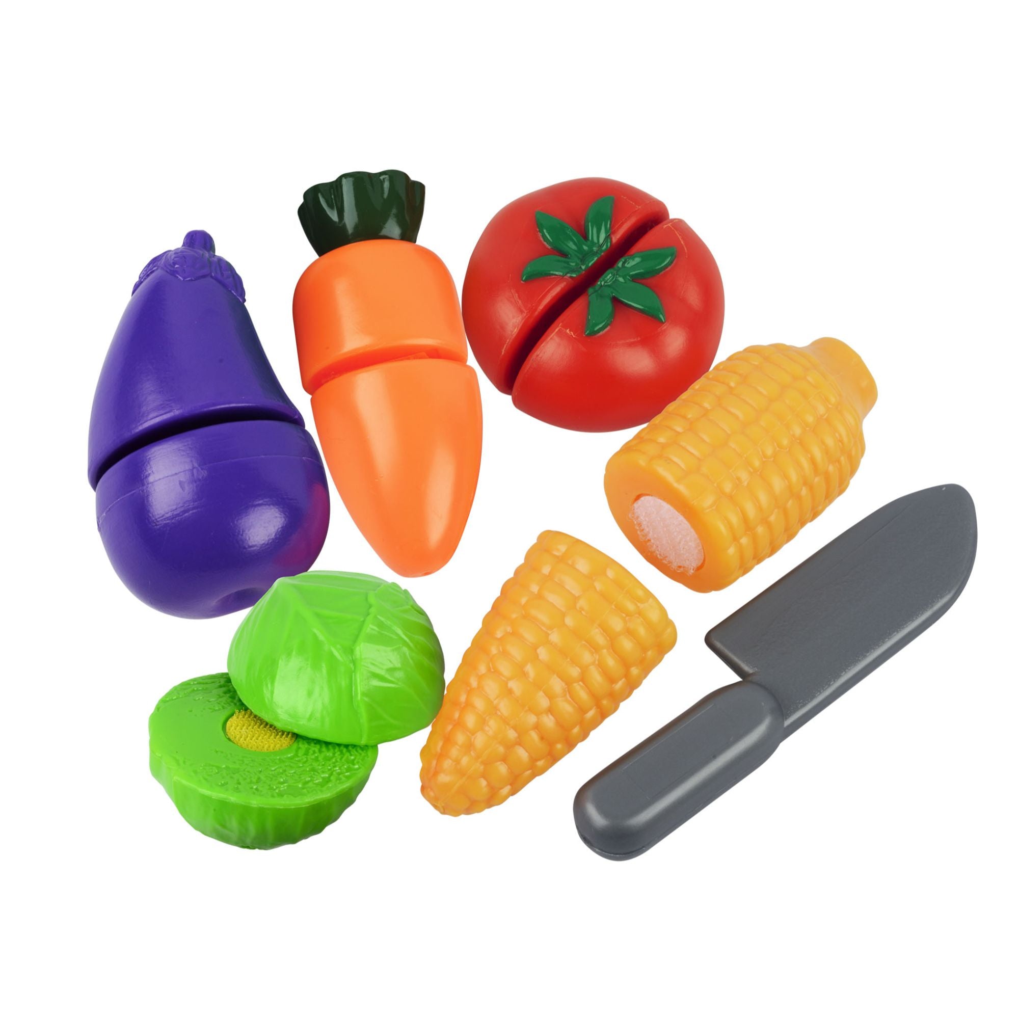 Amazing Slice-A-Rific 6-Piece Vegetable Playset for Kids Aged 3 and Up