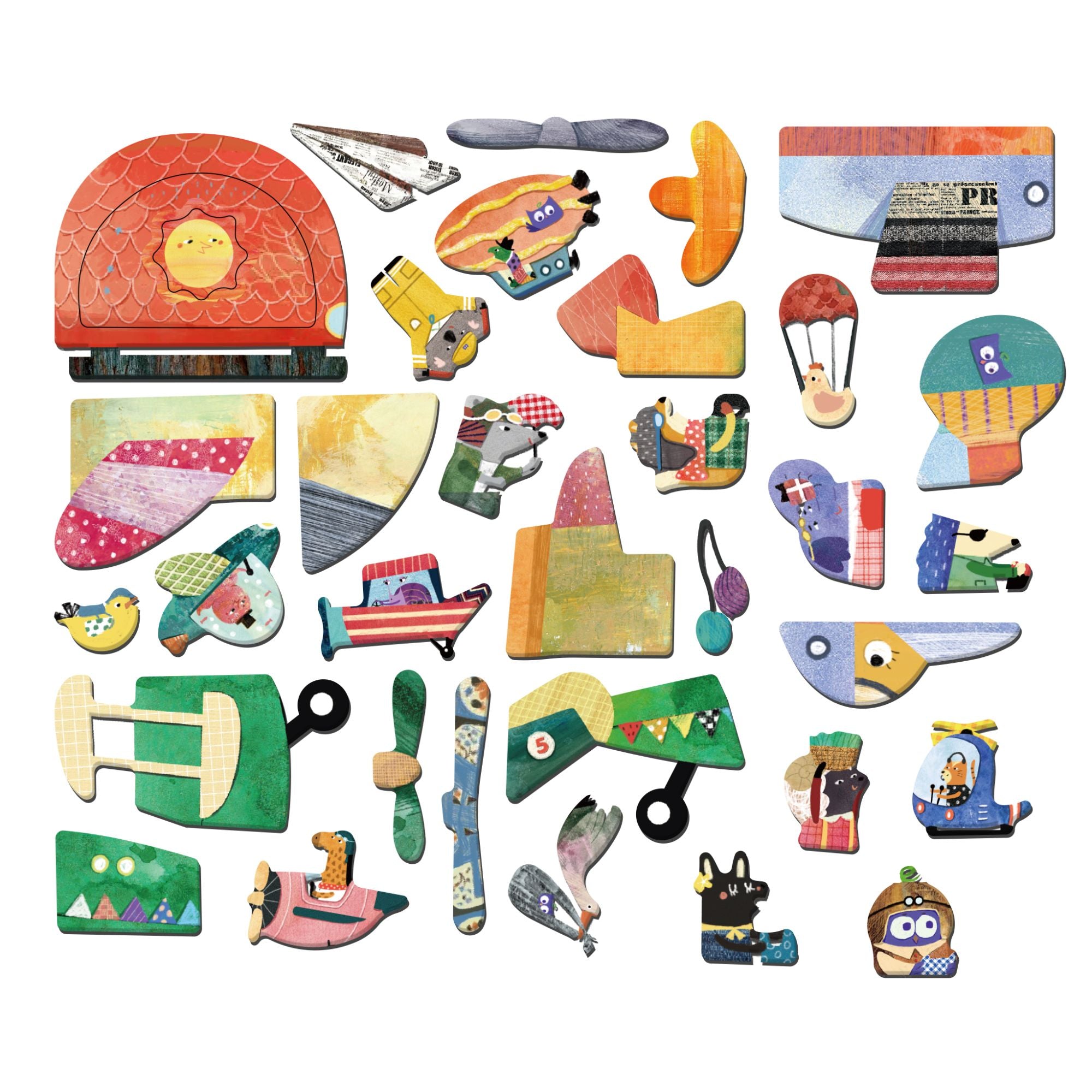 MierEdu Educational Magnetic Aircraft Puzzle Box for Kids