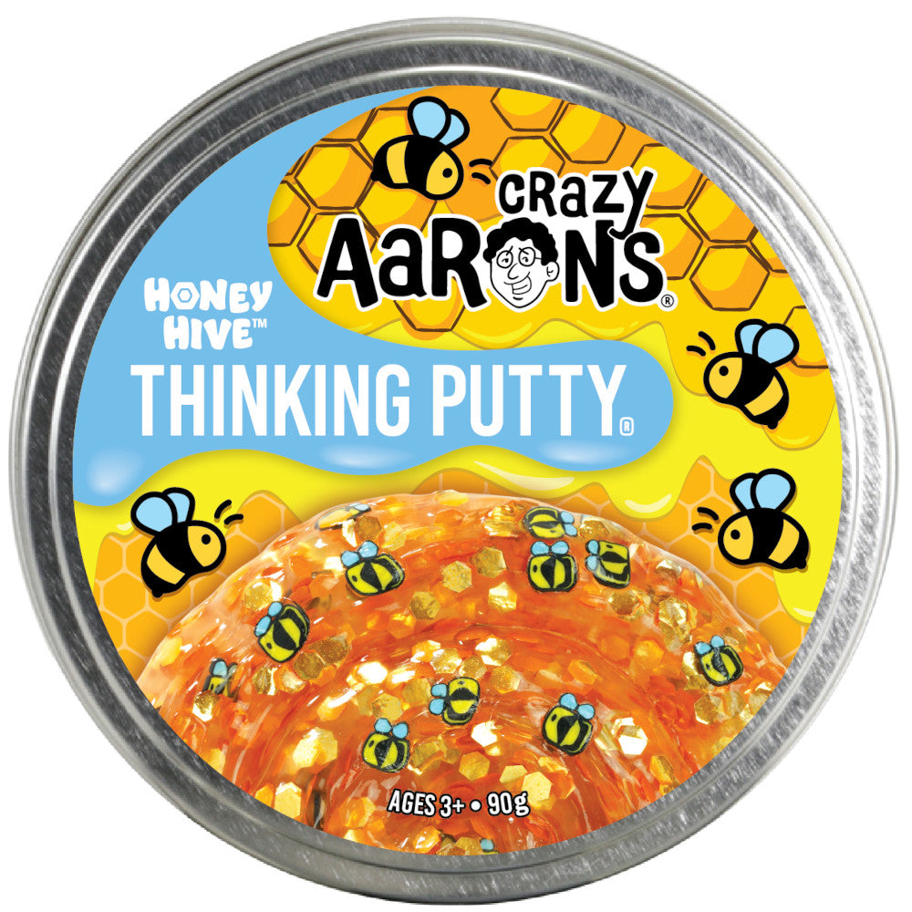 Crazy Aaron's 4 - Inch Trendsetters Honey Hive Fascinating Thinking Putty