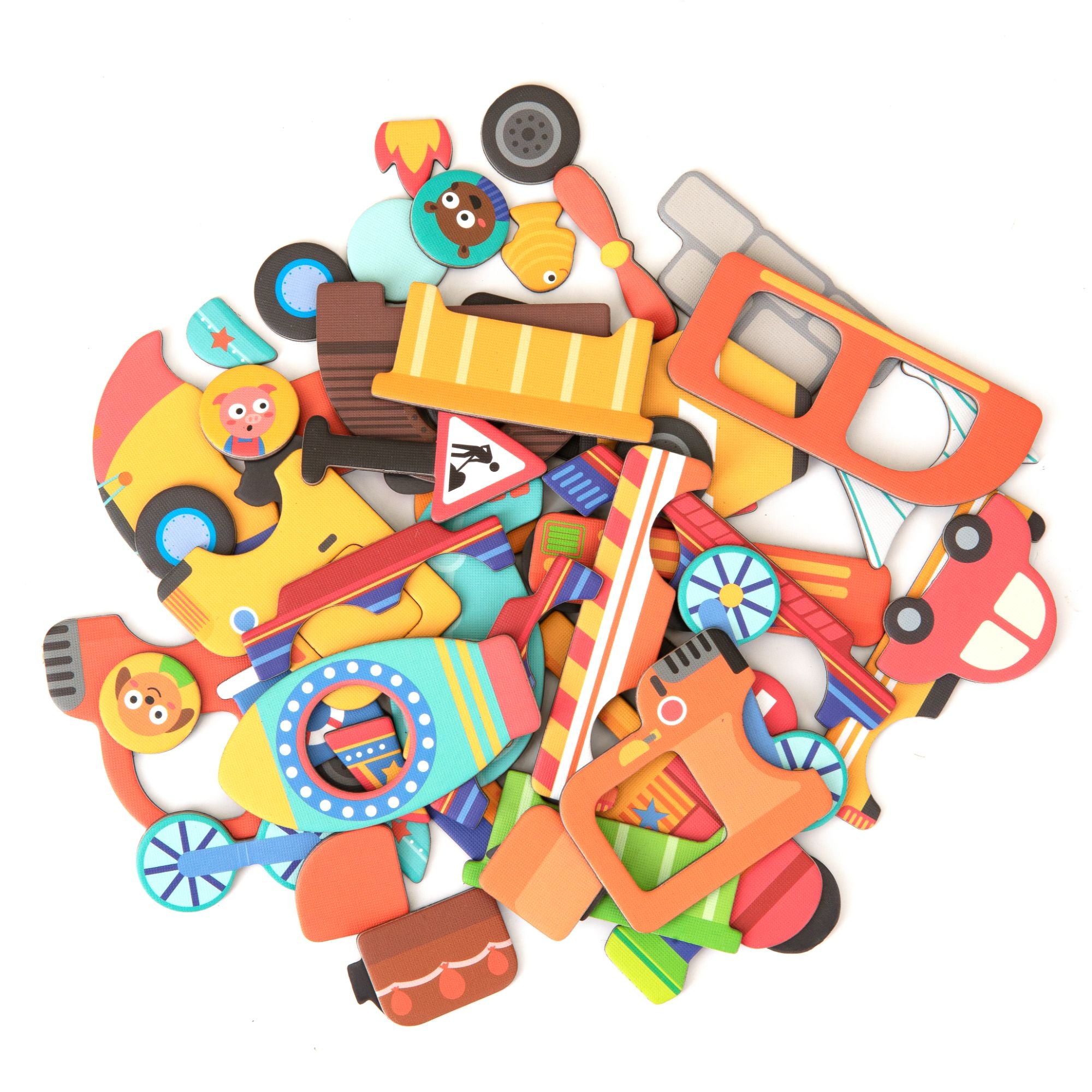 MierEdu Portable Educational Magnetic Art Case for Vehicles - Ideal for Kids