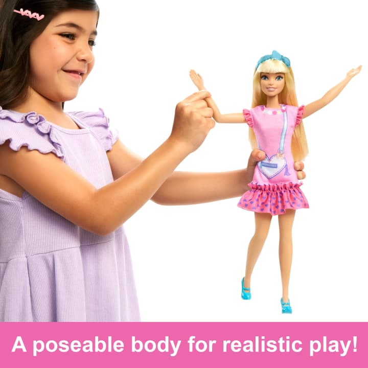 My First Barbie with Kitten - Malibu: Ideal Doll for Preschoolers