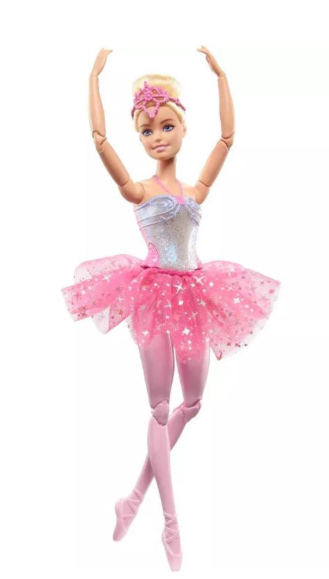 Blonde Barbie Ballerina with Magical Twinkle Lights in Dreamtopia