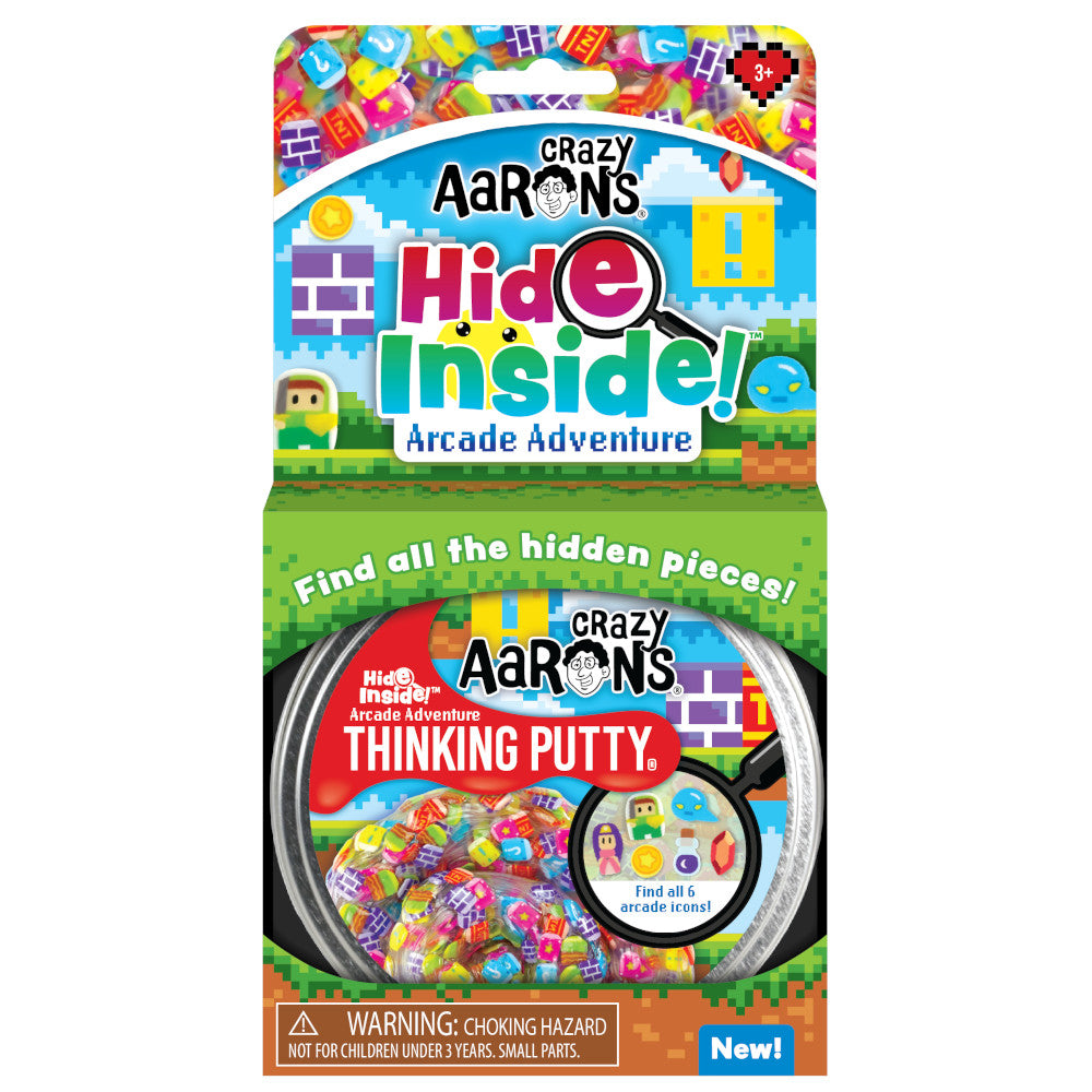 Crazy Aaron's 4 - Inch Arcade Adventure Putty with Hidden Surprises