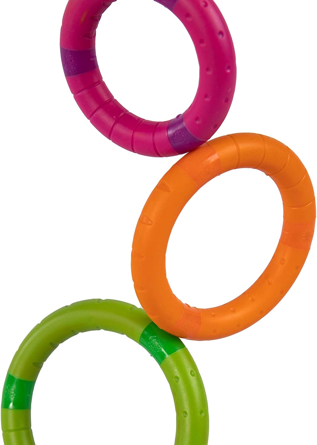 Fat Brain Toys Magnetic Tinker Rings Set of 5 for Early Learning