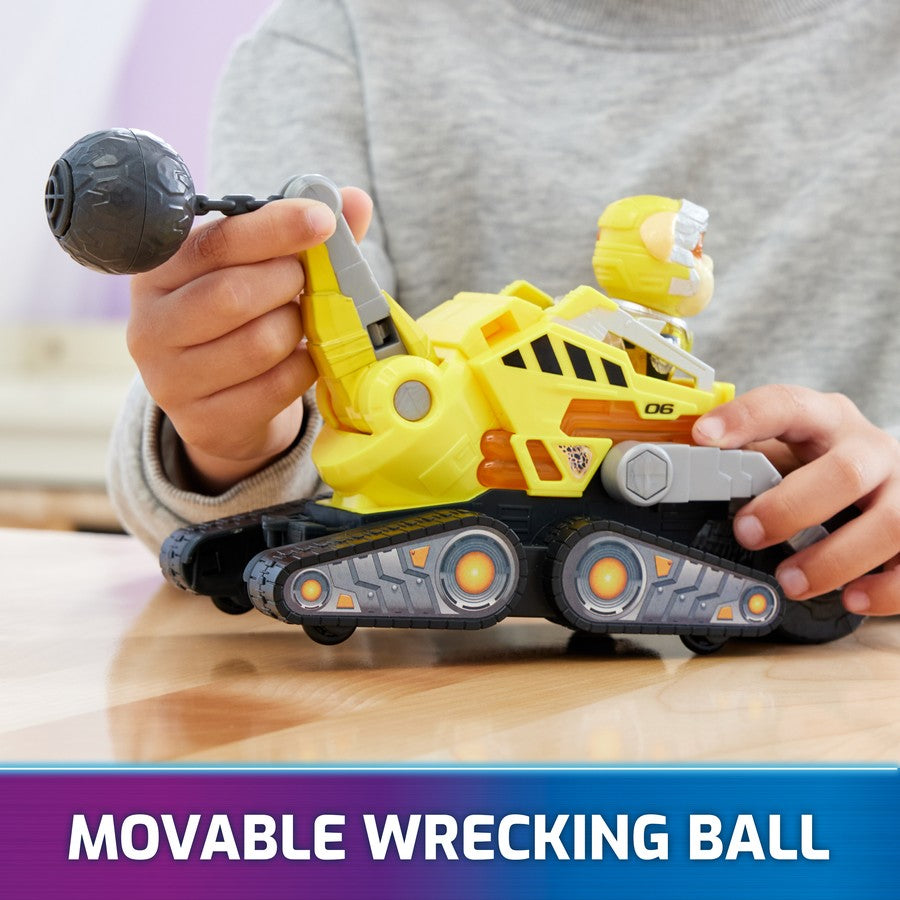 Hot! PAW Patrol The Mighty Movie Rubble Bulldozer Toy