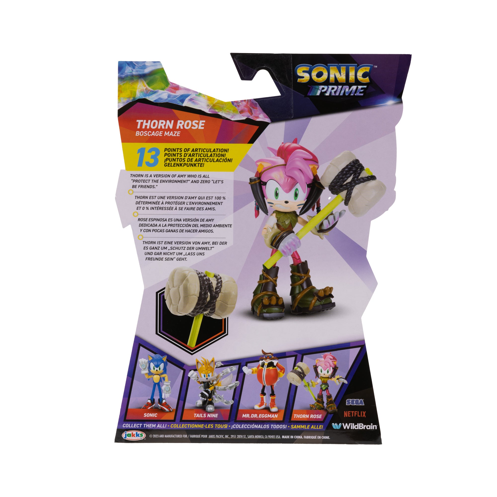 5-Inch Articulated Sonic Prime Figure - Thorn Rose