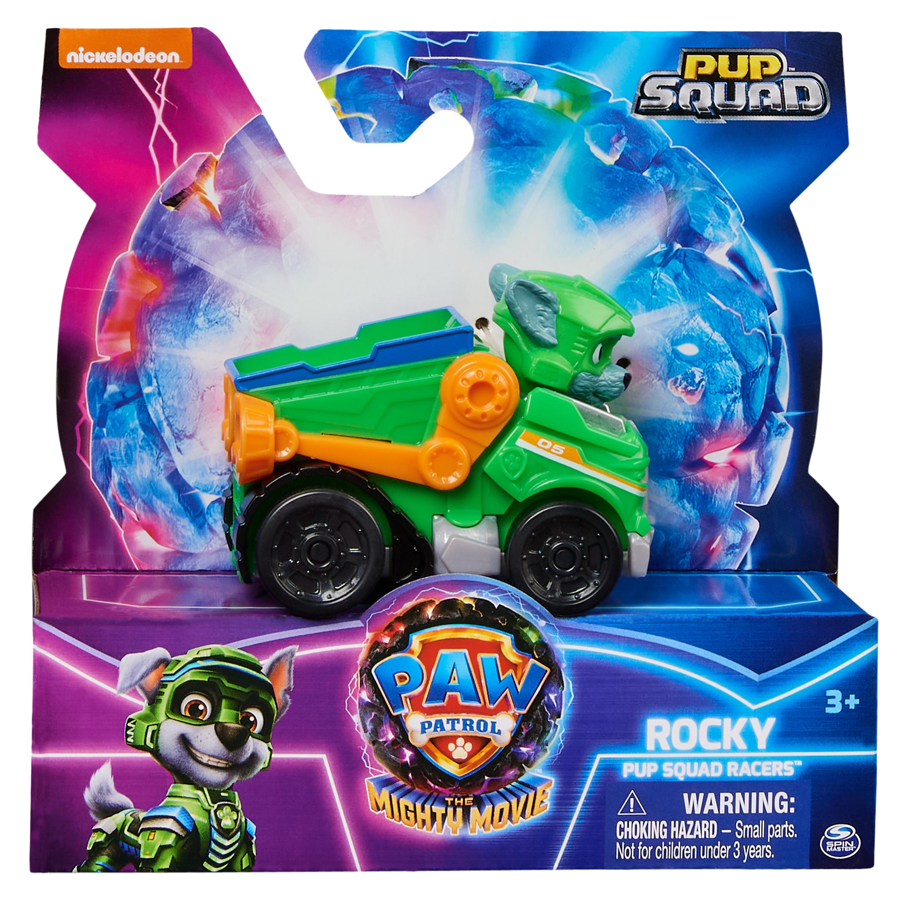 Hot Deal! PAW Patrol The Mighty Movie Rocky Pup Squad Racers Toy Cars