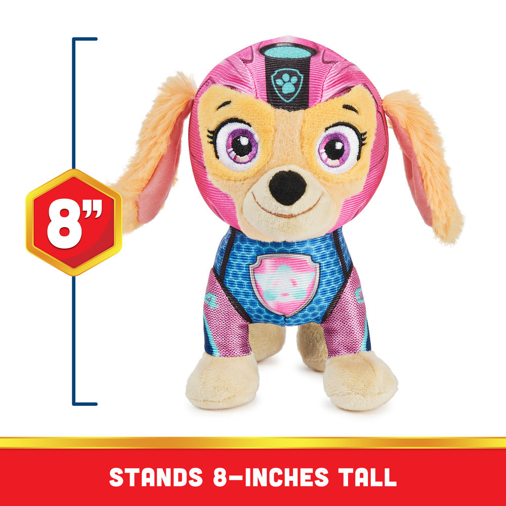 8 - inch PAW Patrol Aqua Pups Soft Plush Toy - Aqua Skye