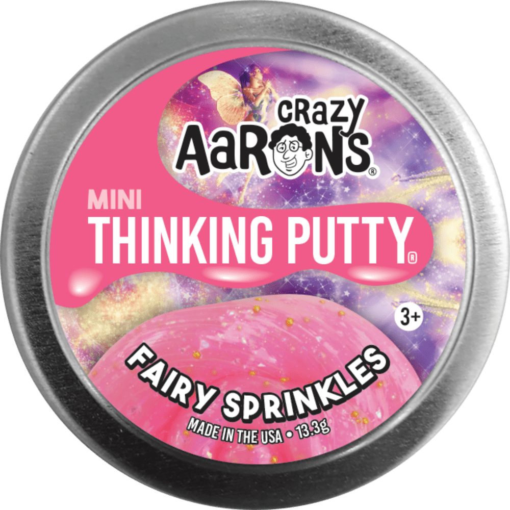 Hot Deal! Crazy Aaron's Mini Tin Thinking Putty - Fairy Sprinkles Trendsetters