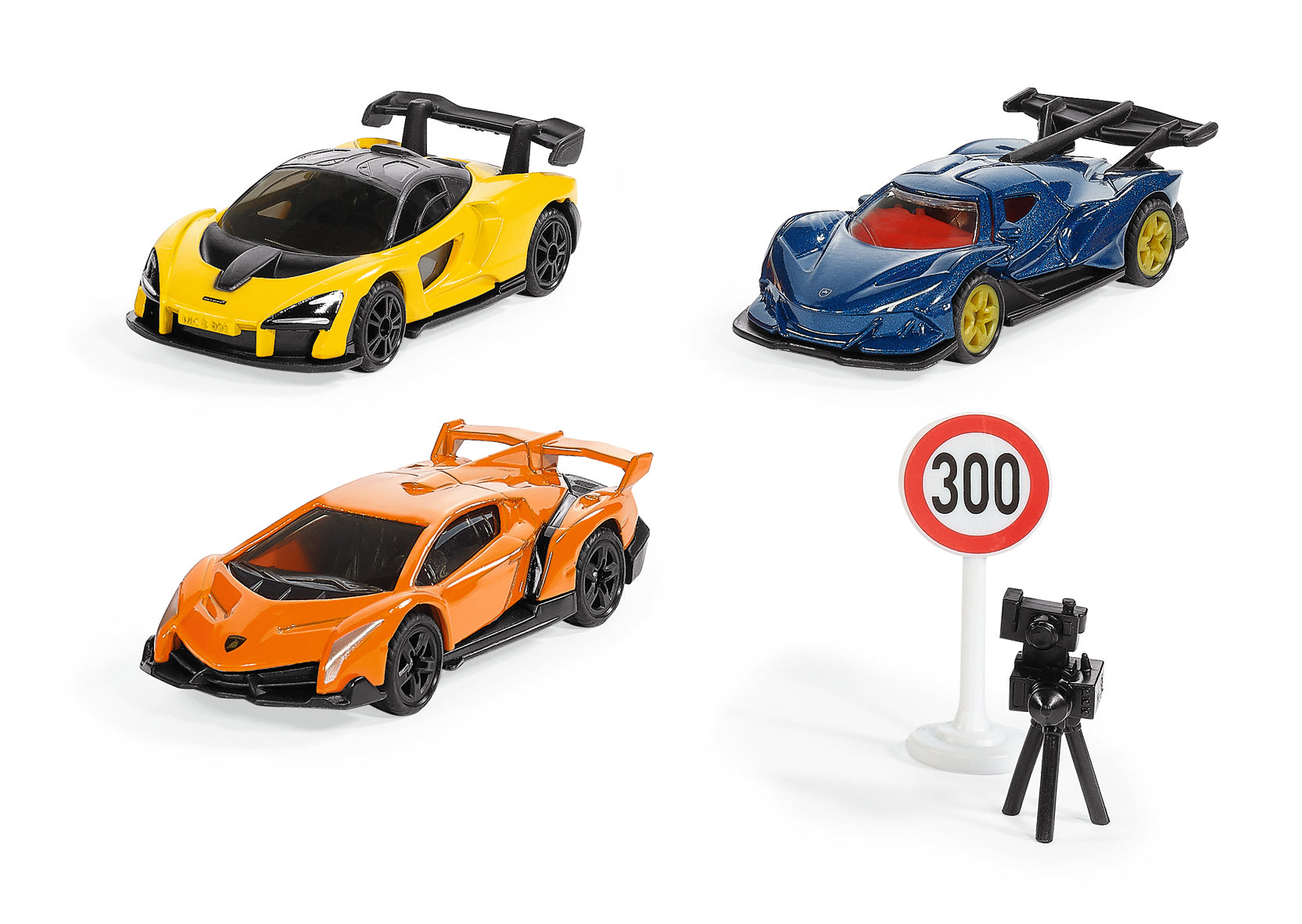 Siku 6328 4-Piece Supercars Gift Set - High-Quality Replica