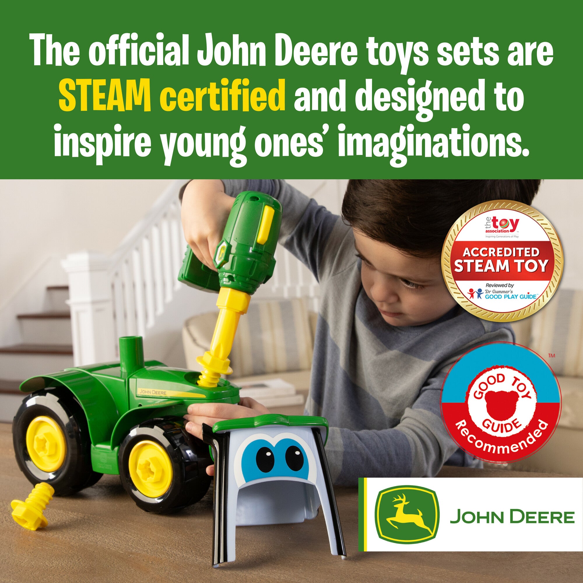 Hot Deal! John Deere Interactive Key - n - Go Johnny Tractor Toy for Kids' Fun