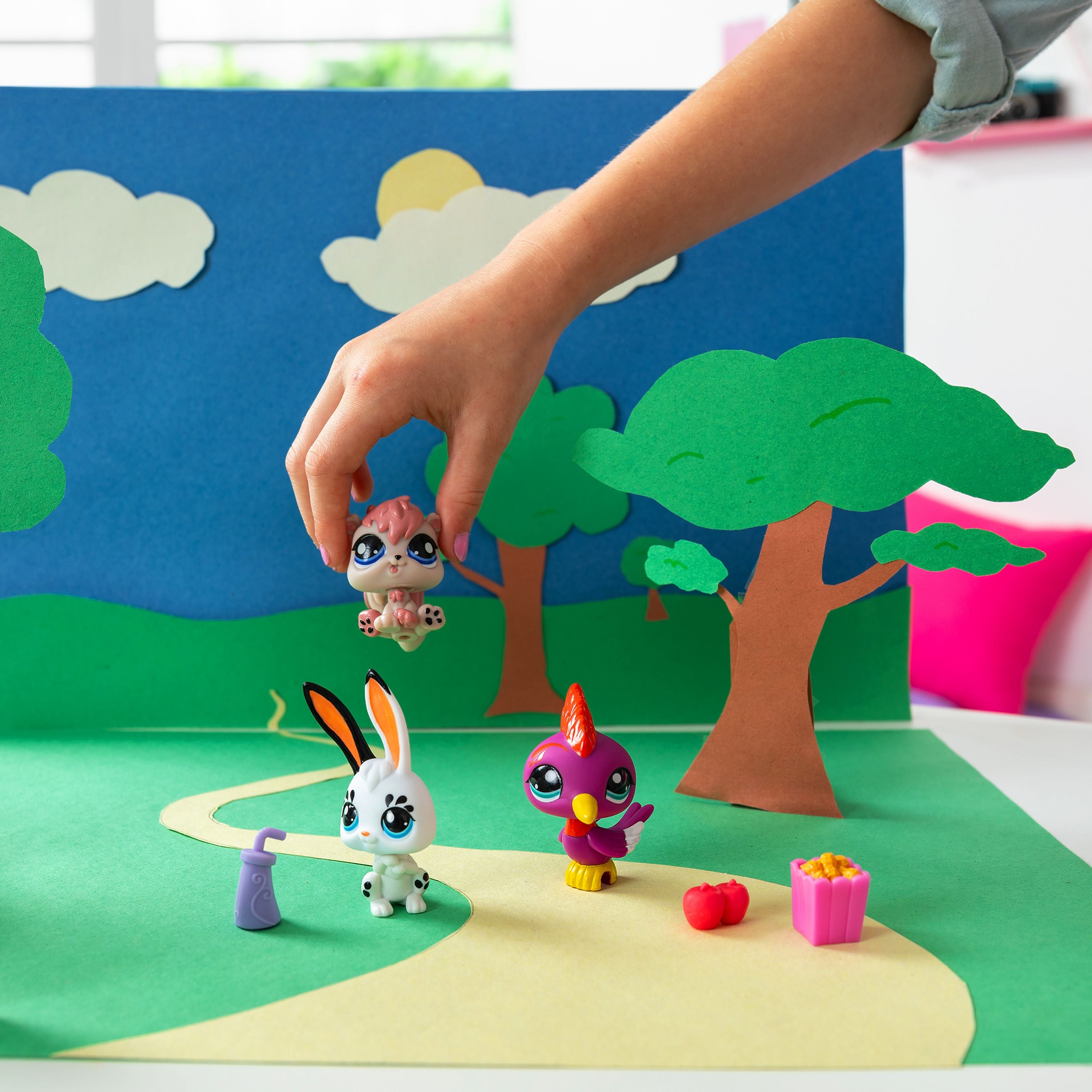 Hot! Littlest Pet Shop Pet Trio Series 2 - Park Pets