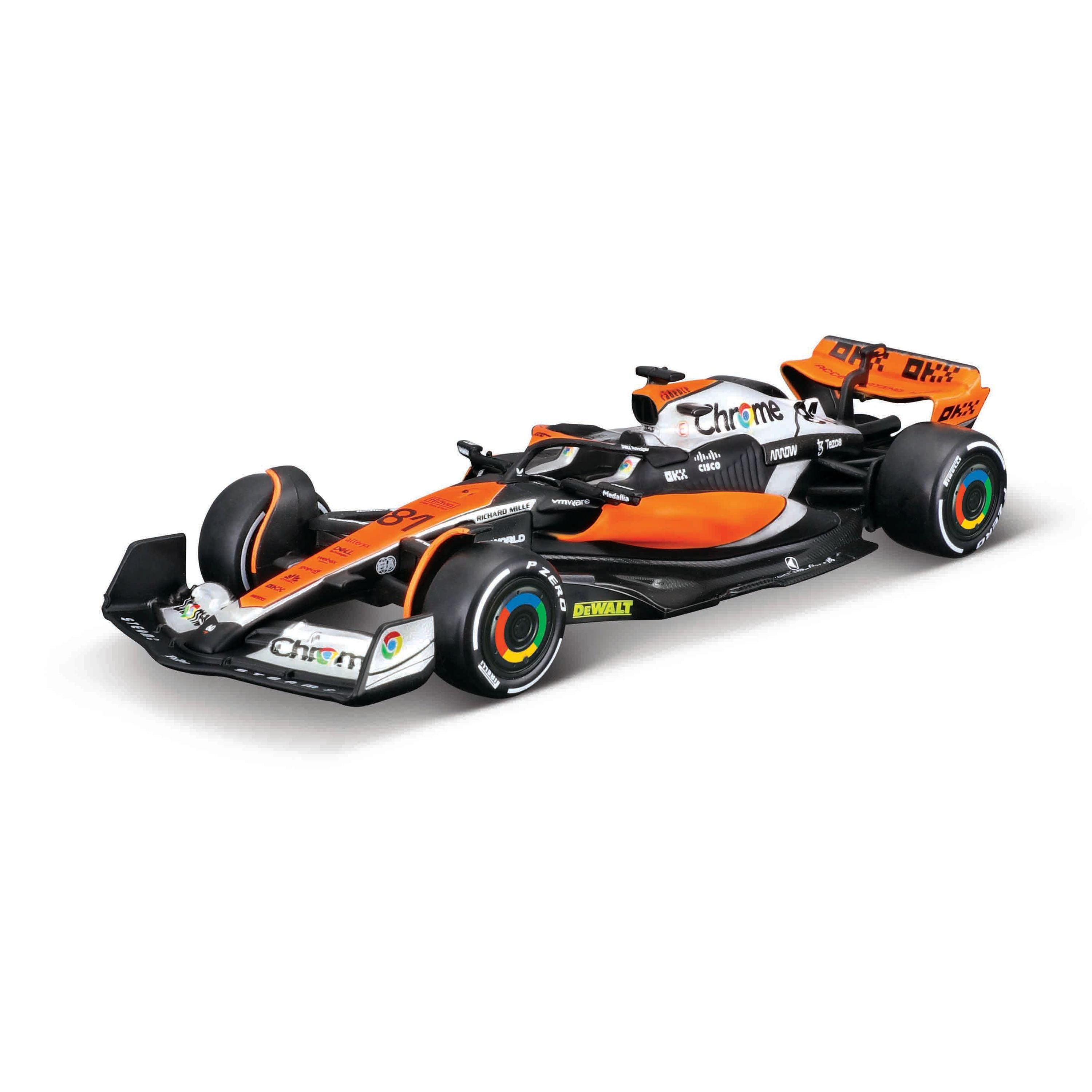 Bburago 2023 1:43 Scale McLaren F1 #4 Lando Norris Die - cast Model