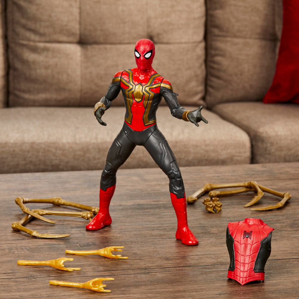 13-Inch Deluxe Marvel Spider-Man Thwip Blast Integrated Suit Action Figure