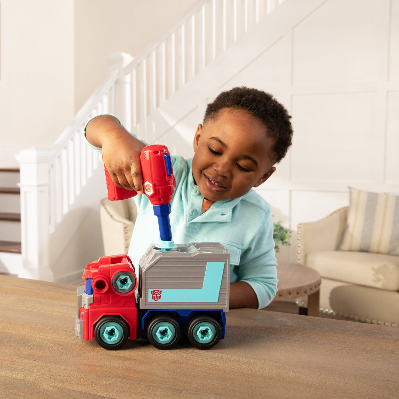 2 - In - 1 Build - Your - Own Transformers Optimus Prime Toy
