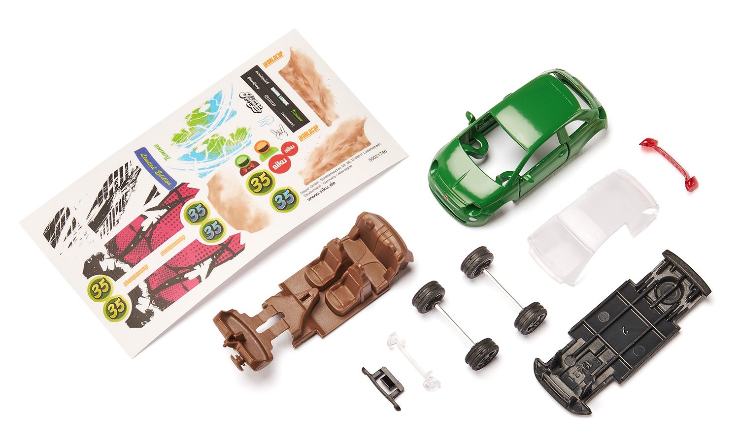 Siku 6506 Customizable Fiat 500 Adventure Self - Build Construction Kit