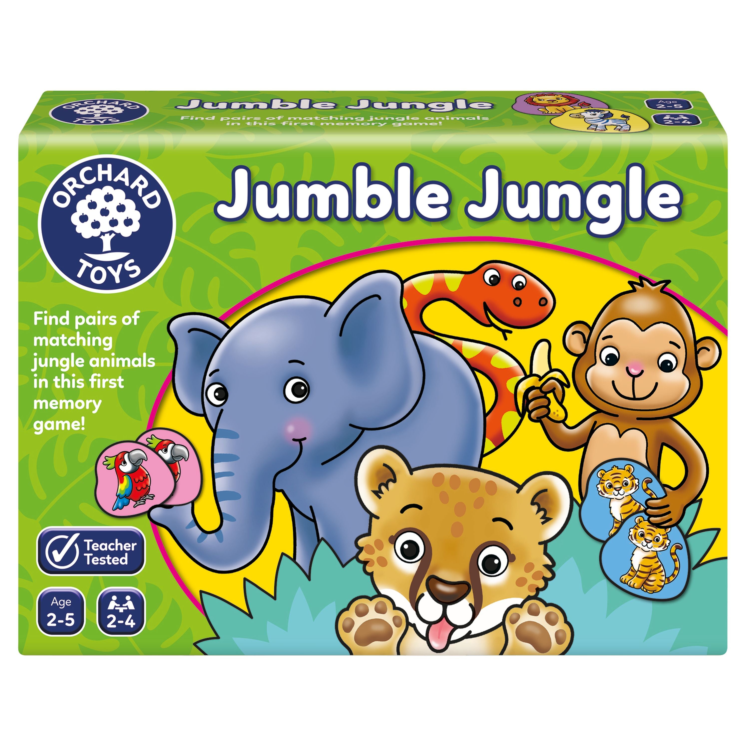 Hot! Orchard Jumble Jungle Memory Game