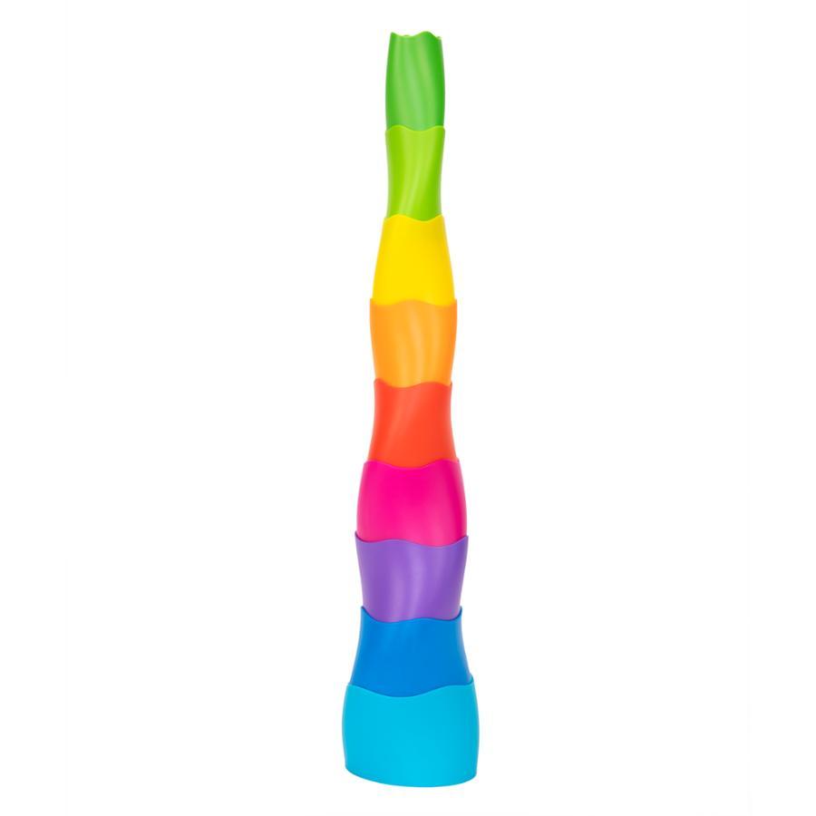 Fat Brain Toys Spiroku - Colorful and Stackable Toy for Ages 3+
