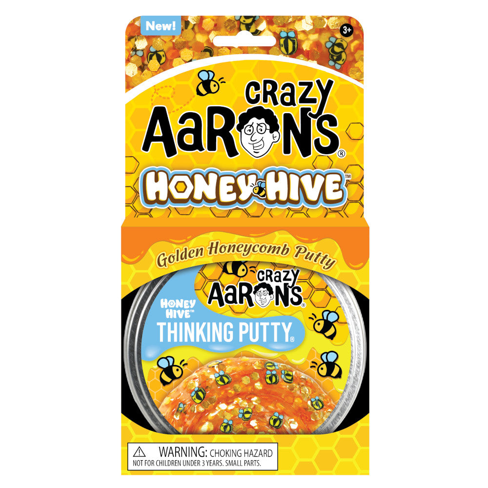 Crazy Aaron's 4 - Inch Trendsetters Honey Hive Fascinating Thinking Putty