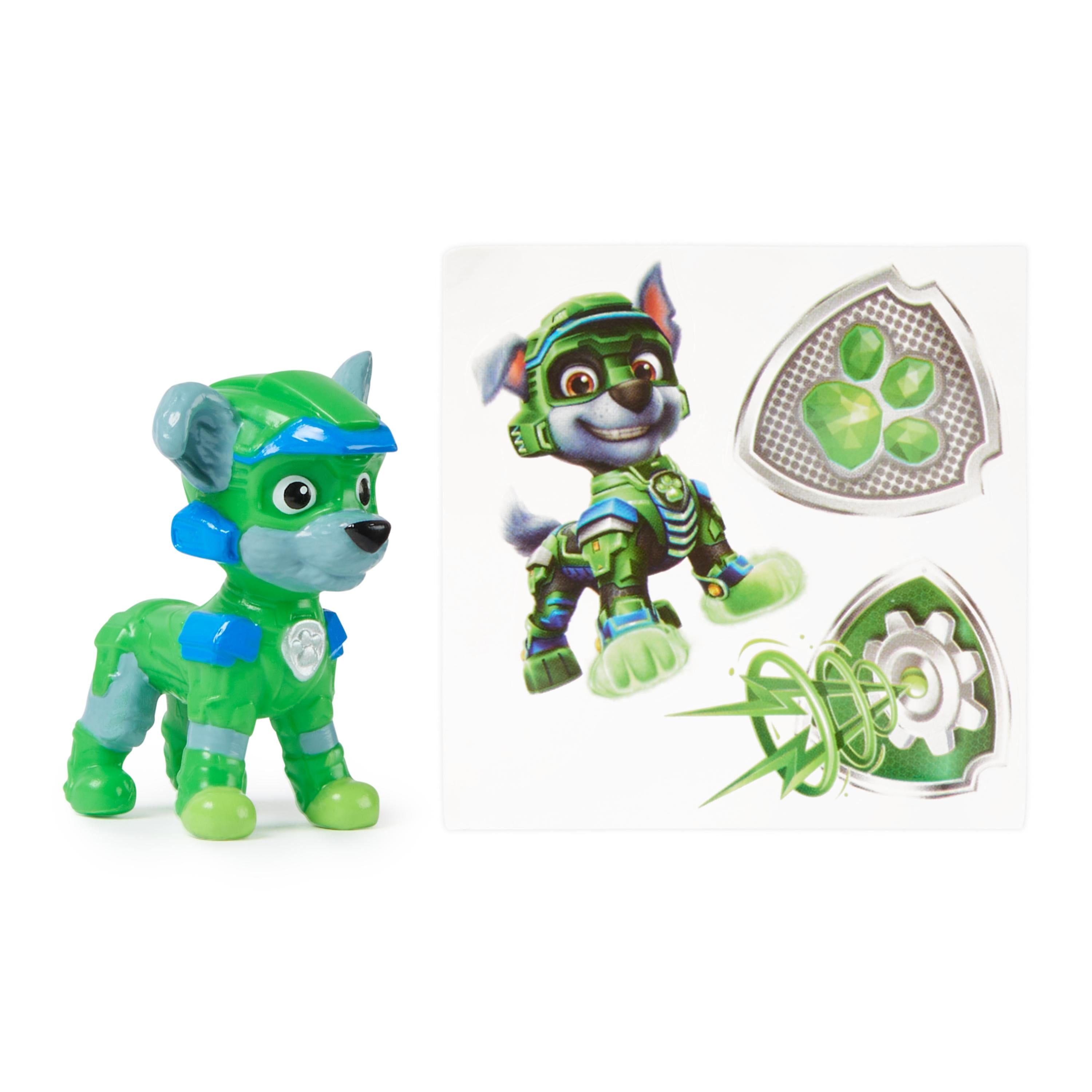 Hot! PAW Patrol The Mighty Movie Surprise Pup Squad Figure - Rocky for Kids